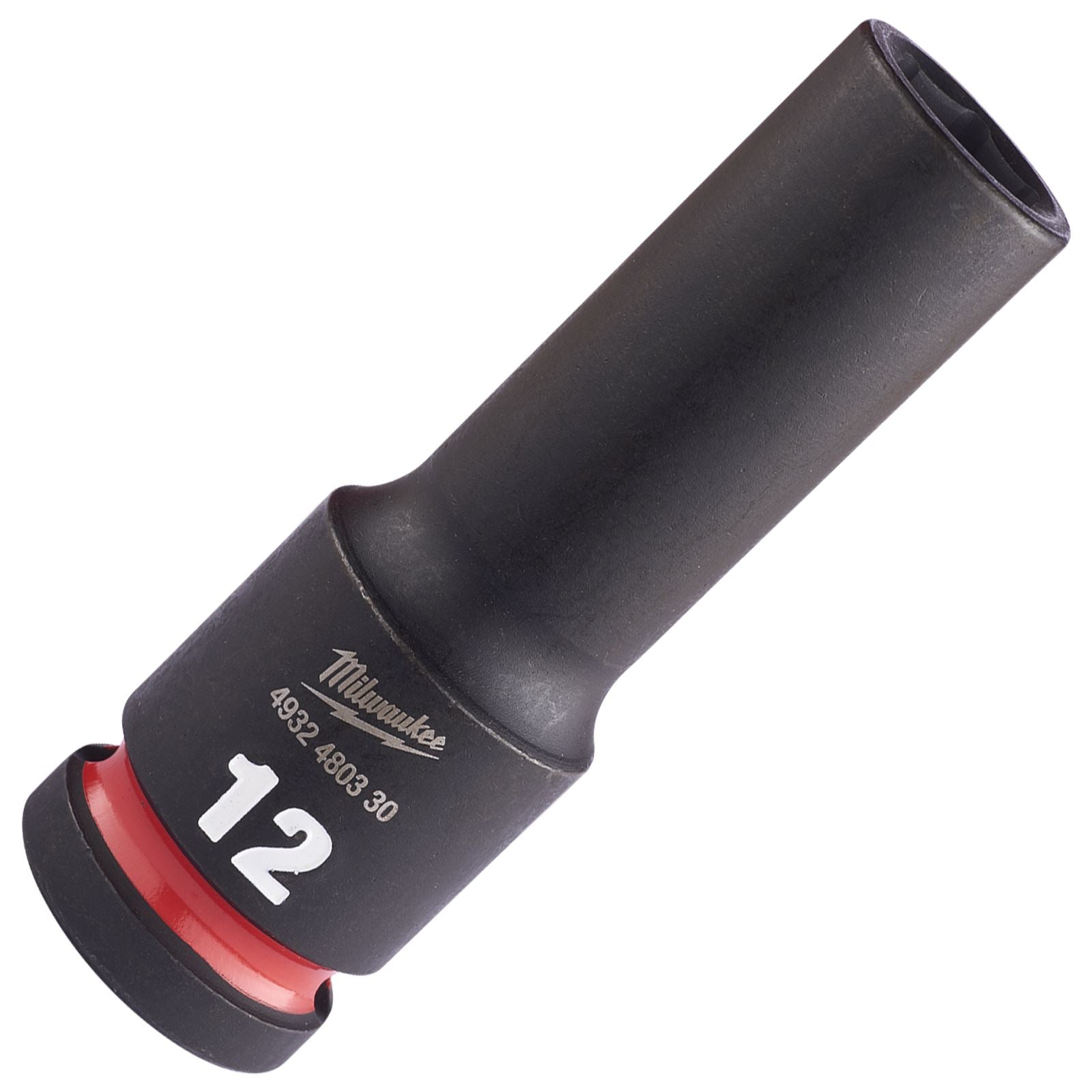Milwaukee Impact Sockets Deep 1/2" Drive 8-36mm SHOCKWAVE Impact Duty 