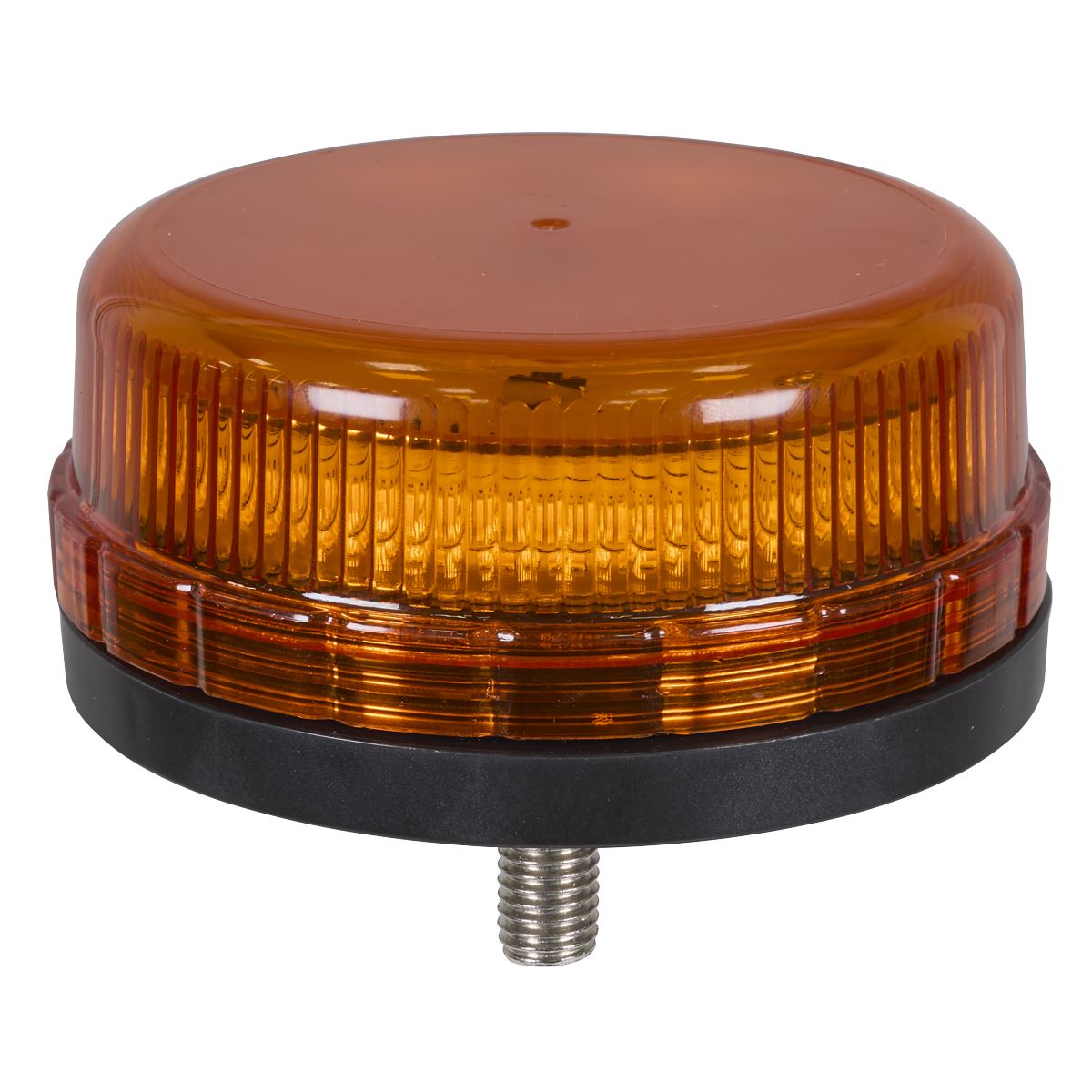 Sealey SMD LED Rotating Flashing Warning Beacon with 12mm Bolt Fixing 12V/24V  White Rose Tools