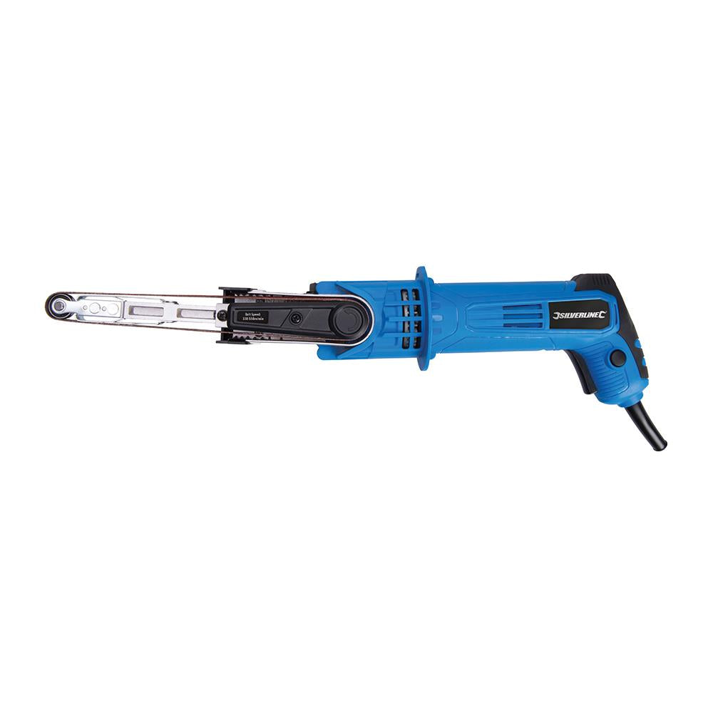 Silverline 260W 13mm Power Belt File Sander File Adjustable Polishing