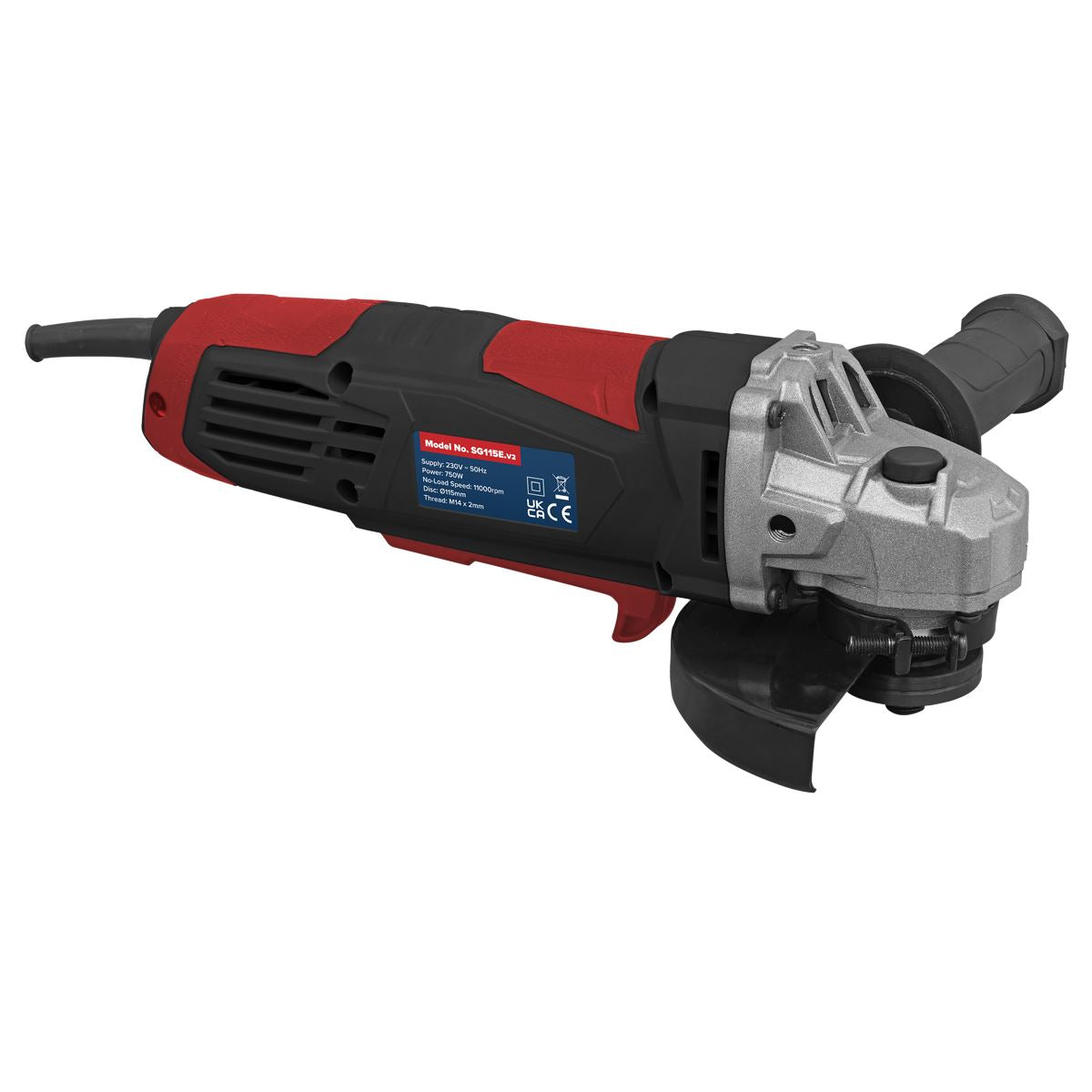 Sealey Angle Grinder Ø115mm 750W/230V 