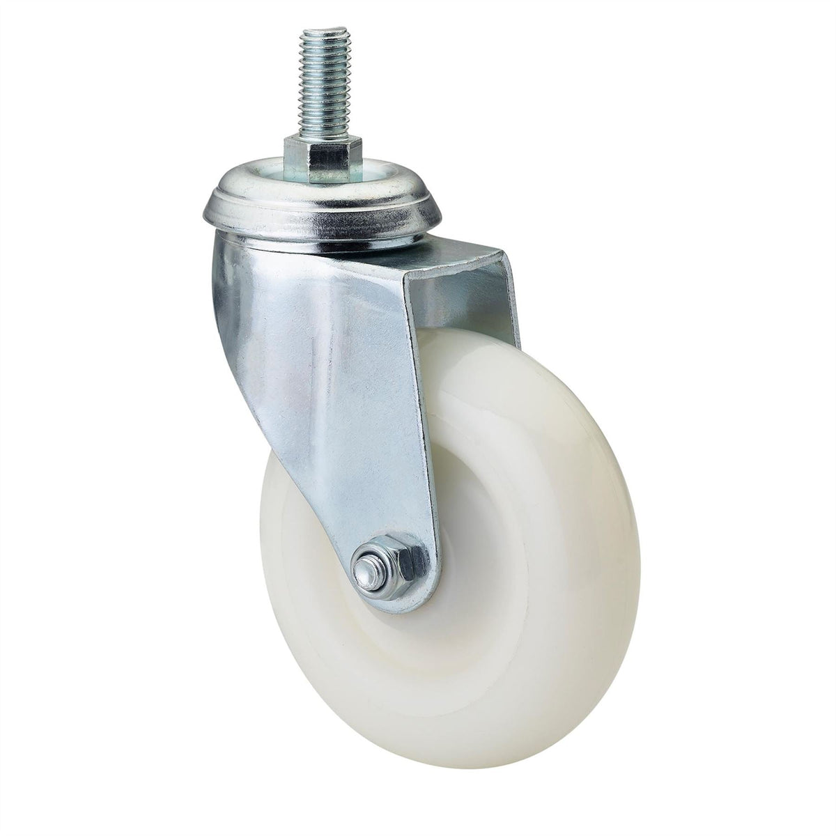 Draper Swivel Bolt Fixing Nylon Wheel 100mm Diameter S.W.L. 125kg 65505  White Rose Tools