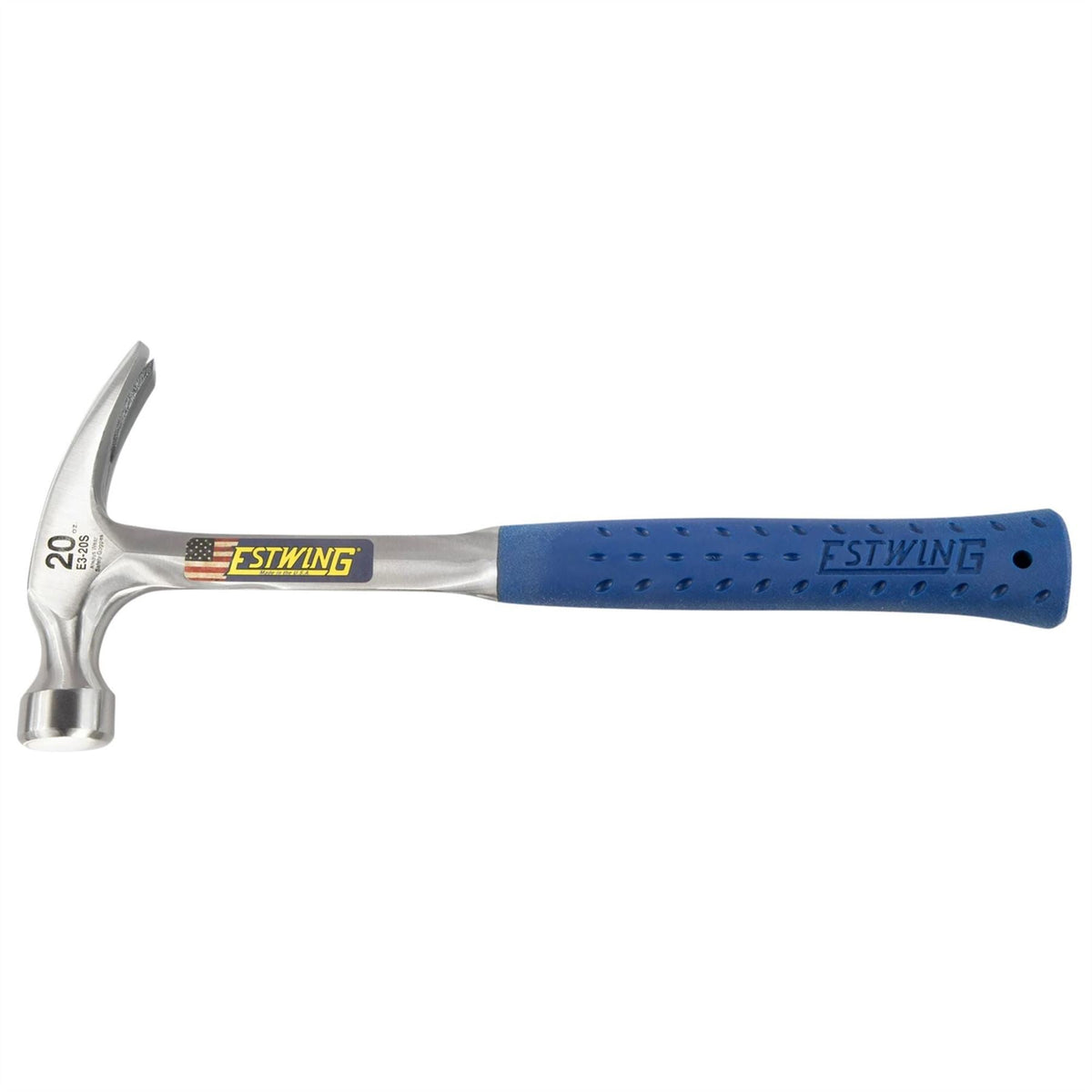 Estwing E3-20S Straight Claw Hammer 20oz/560g 23539  White Rose Tools