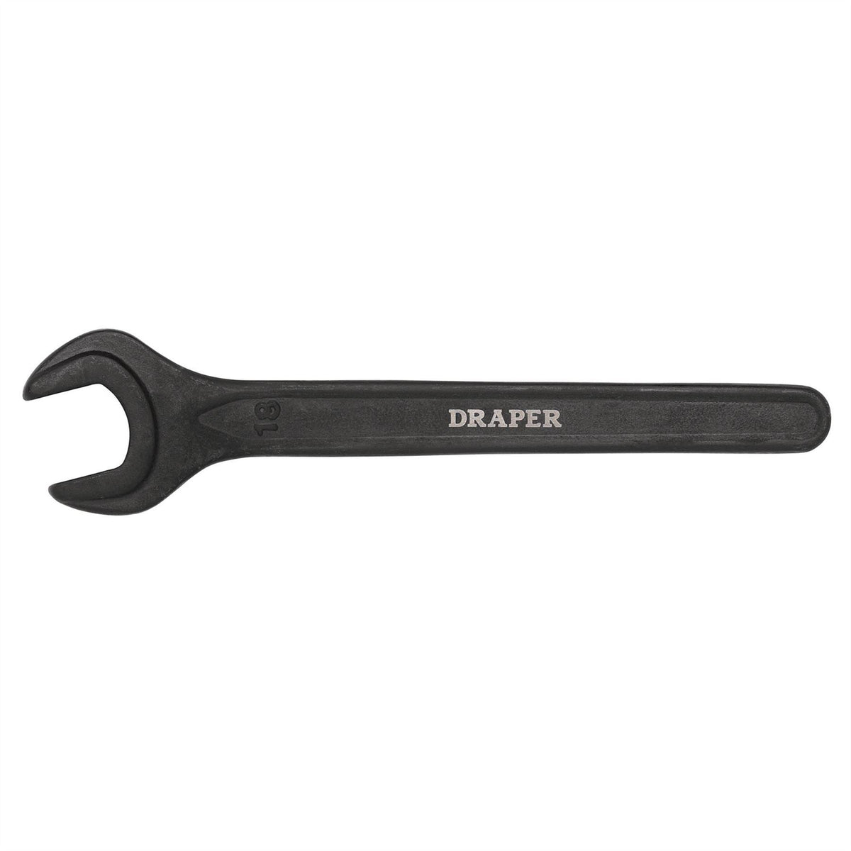 Draper Single Open End Spanner 18mm 37529  White Rose Tools