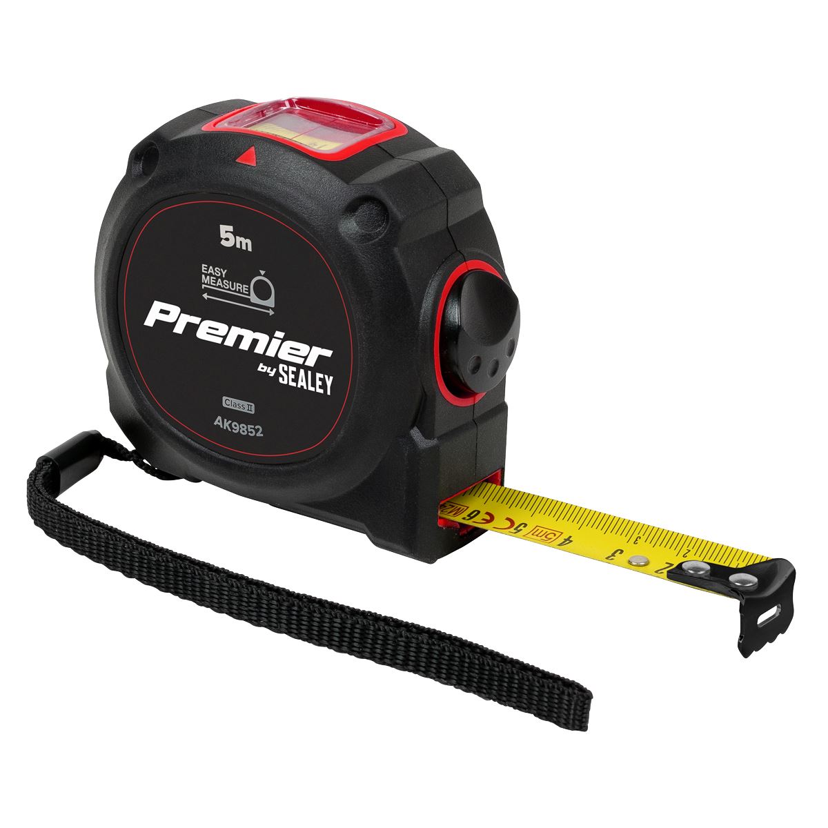 Sealey Premier Window Tape Measure 5m x 19mm  White Rose Tools