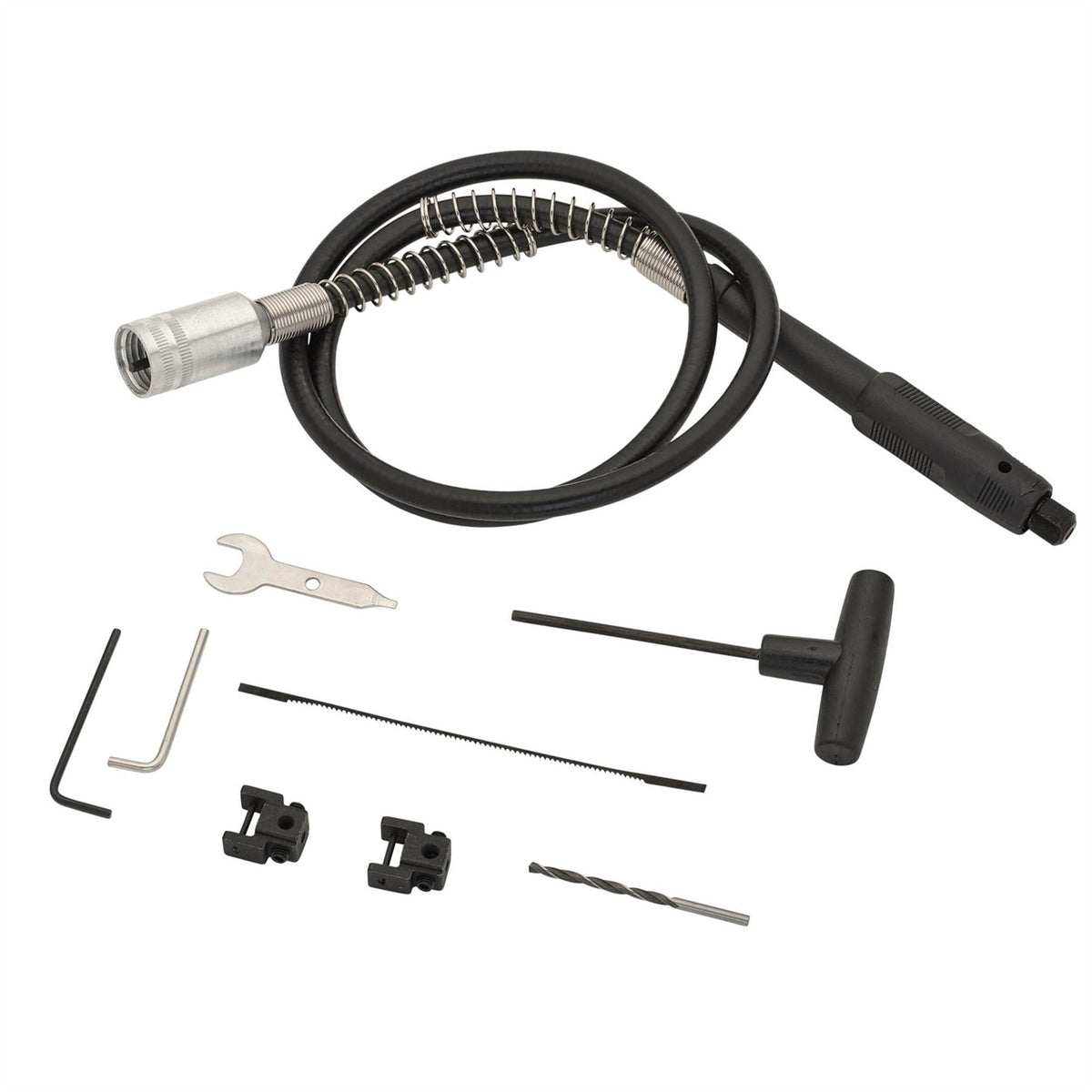 Draper Variable Speed Scroll Saw with Flexible Drive Shaft and Work light 405mm 90W 22791  White Rose Tools