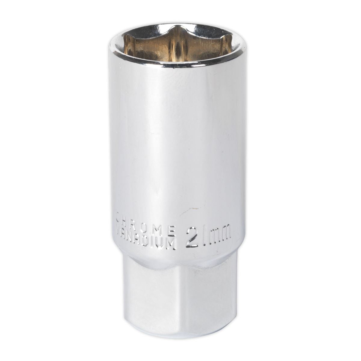 Sealey Spark Plug Socket 21mm 1/2"Sq Drive Magnetic 