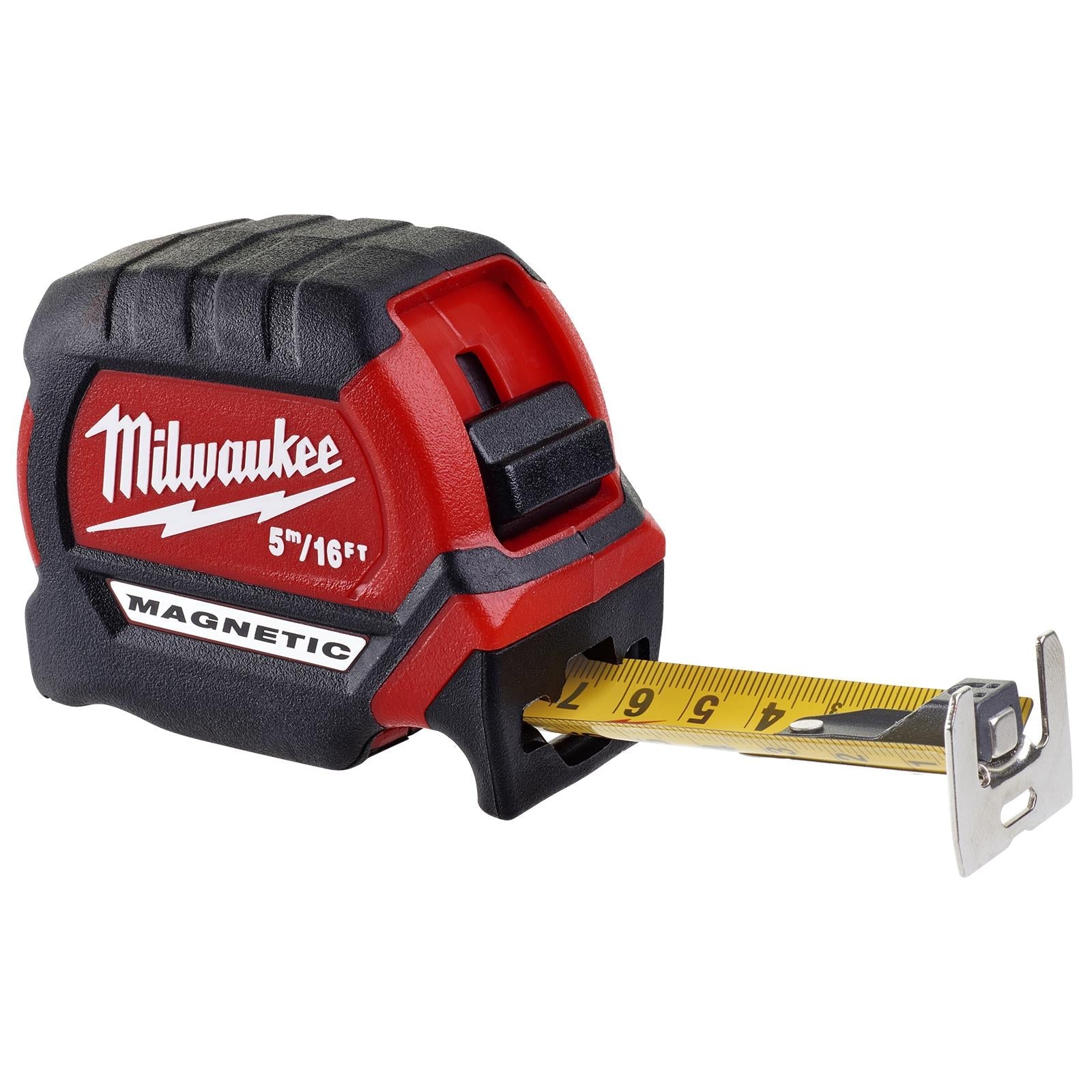 Milwaukee Magnetic Tape Measure Gen III 5m 16ft Metric Imperial 27mm Blade Width 