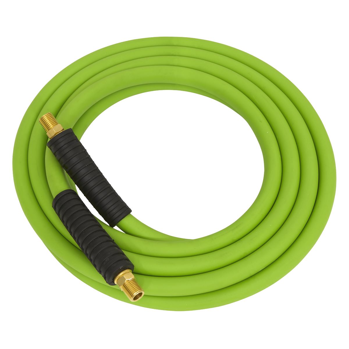 Sealey Air Hose 10m x Ø8mm Hybrid High-Visibility with 1/4"BSP Unions