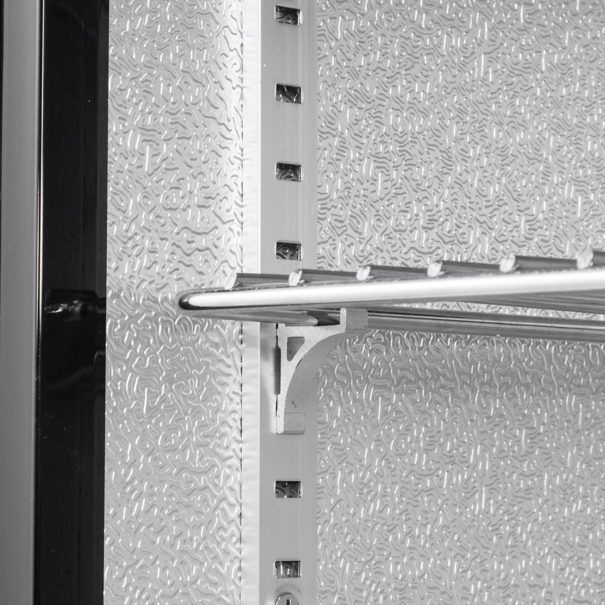 Baridi Outdoor Drinks/Beverage/Bar Fridge with Triple Glazed Door & Security Lock 150L - Stainless Steel  White Rose Tools