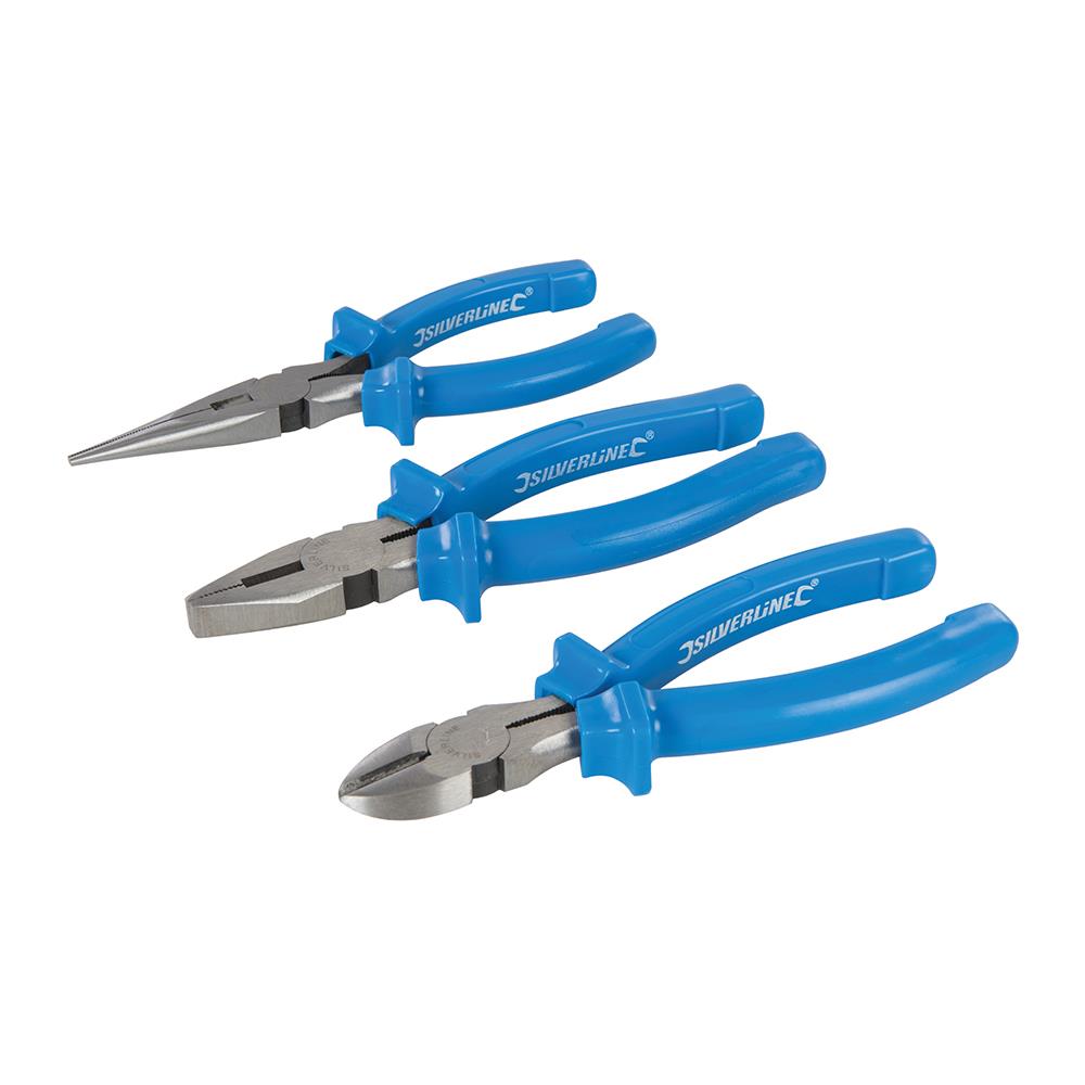 Silverline Pliers Set 3pce 160mm 427610