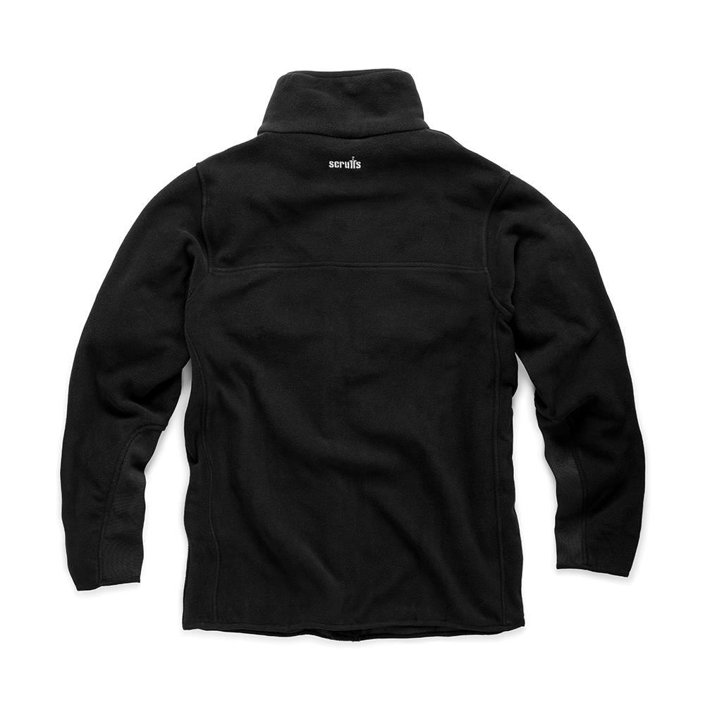 Scruffs Eco Abratect Worker Fleece Black - Choose Size