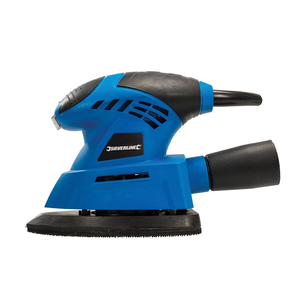 Silverline 130W Detail Sander 140mm 421042  White Rose Tools