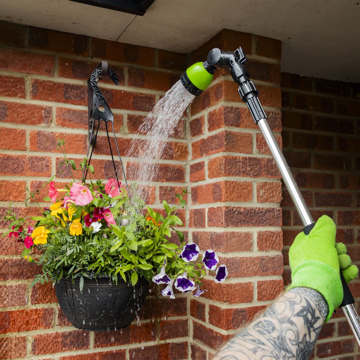 Sealey Telescopic Lance 6-Pattern Spray Head 140cm 