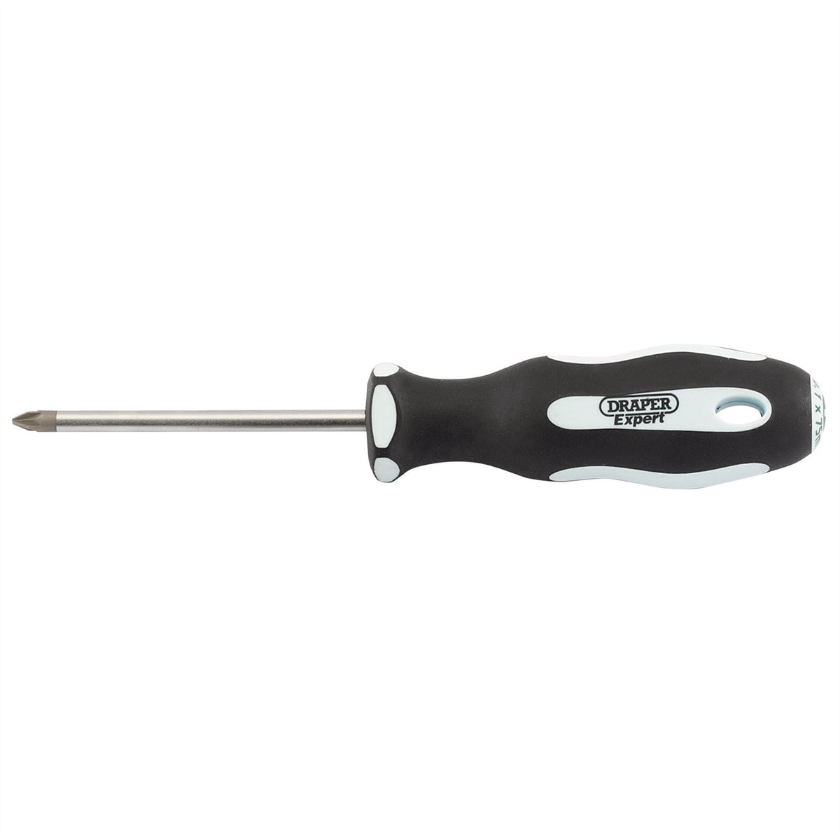 Draper Expert PZ TYPE Soft Grip Screwdriver No.1 x 75mm 34994  White Rose Tools