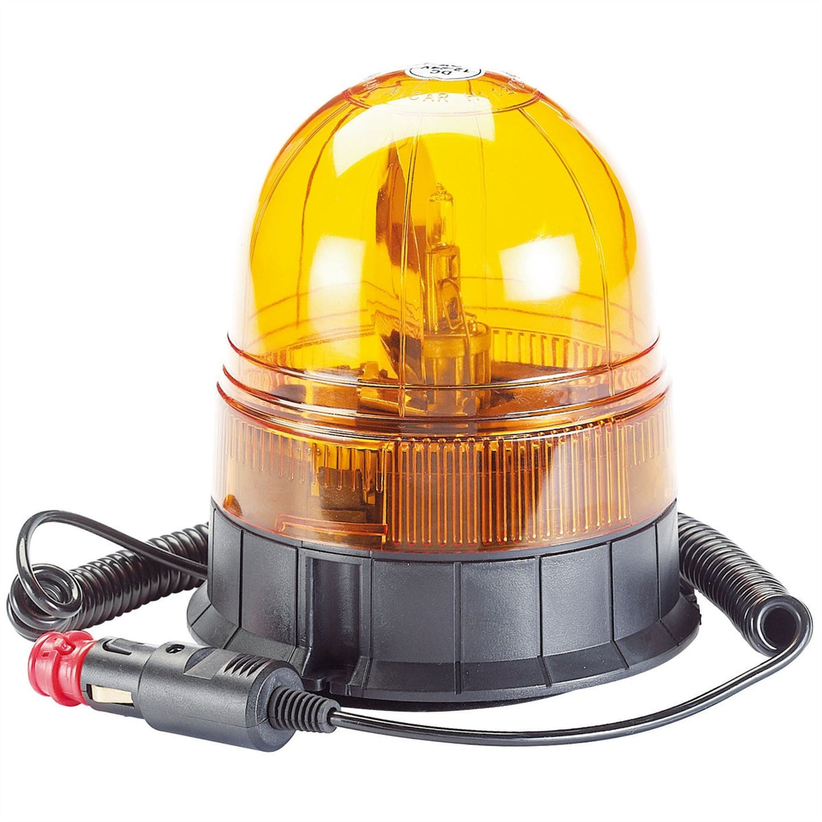 Draper 12/24V Magnetic Base Rotating Beacon 63878  White Rose Tools