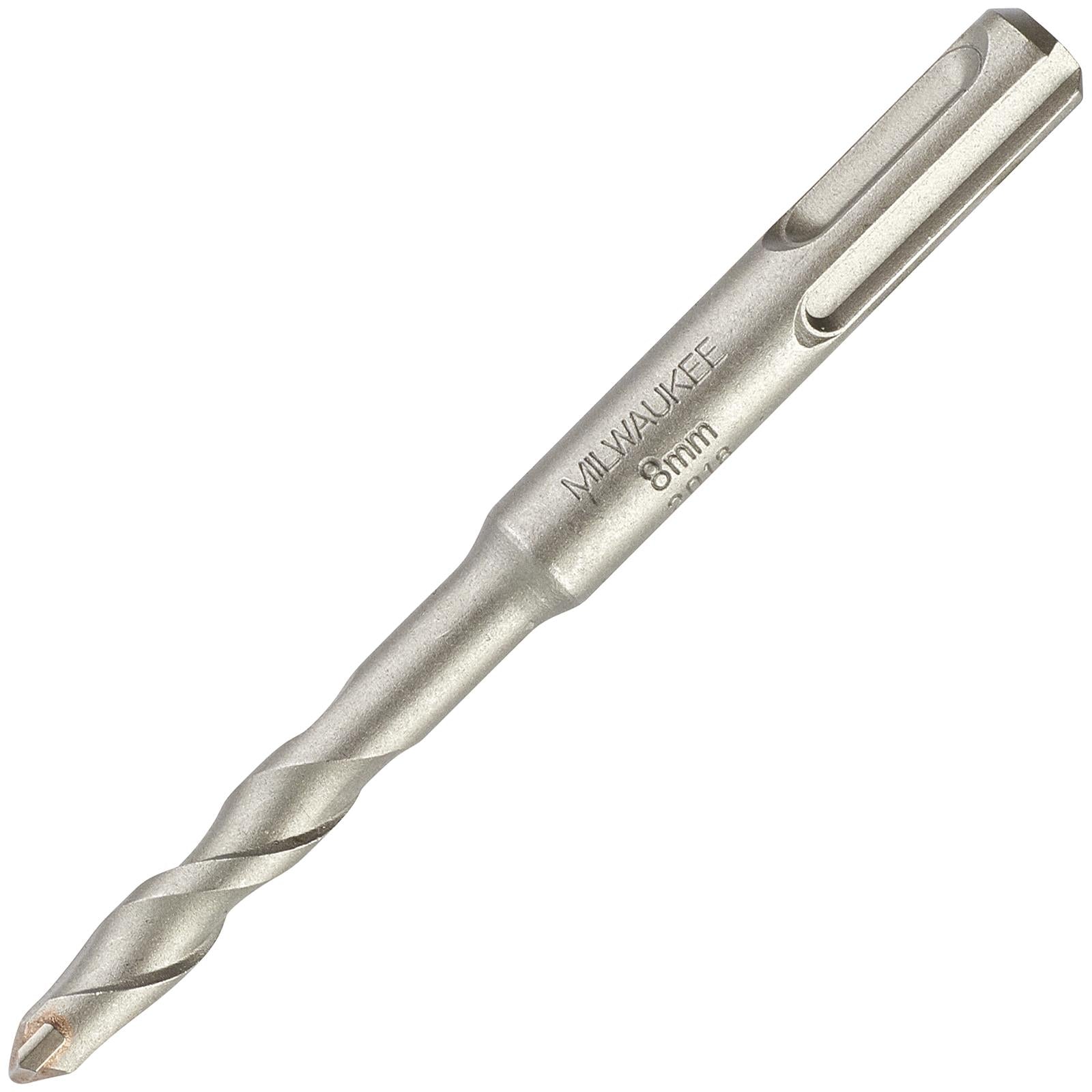 Milwaukee SDS Plus Contractor Hammer Drill Bits 2 Cut 