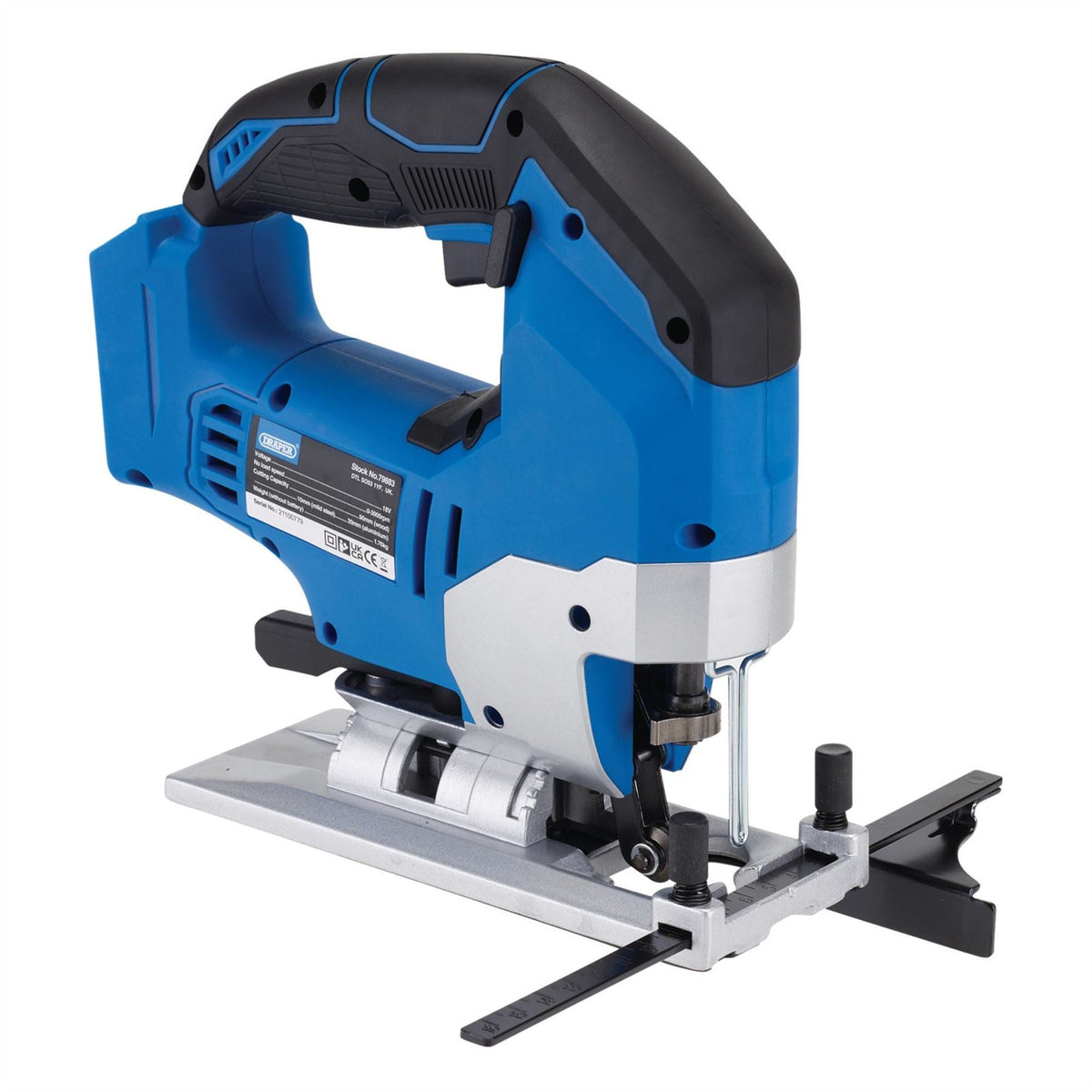 Draper D20 20V Brushless Jigsaw (Sold Bare) 79883  White Rose Tools