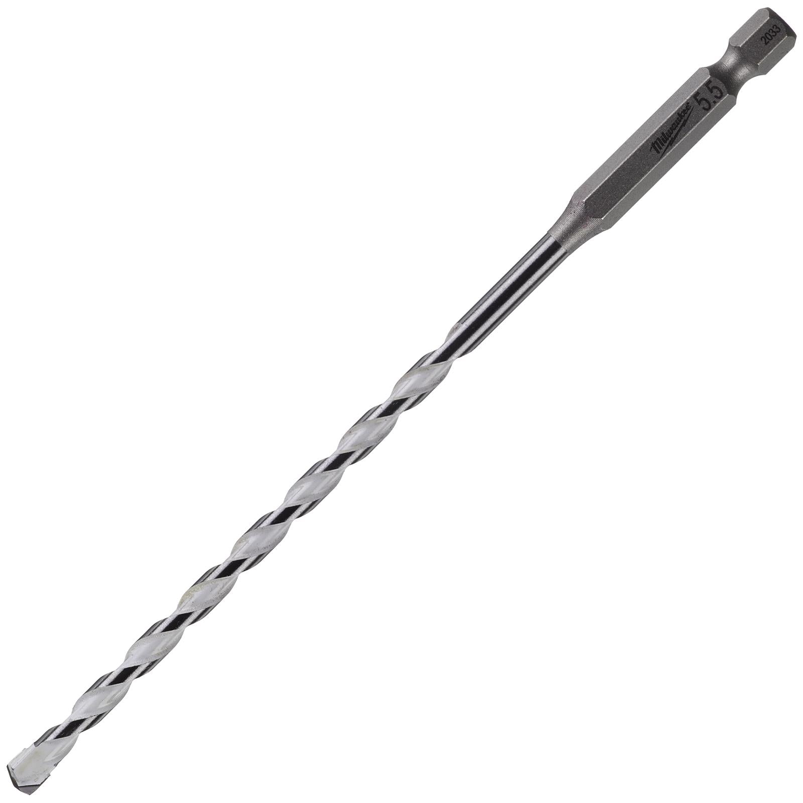 Milwaukee Multi Material Drill Bits Impact Rated TCT for Wood Metal Masonry 