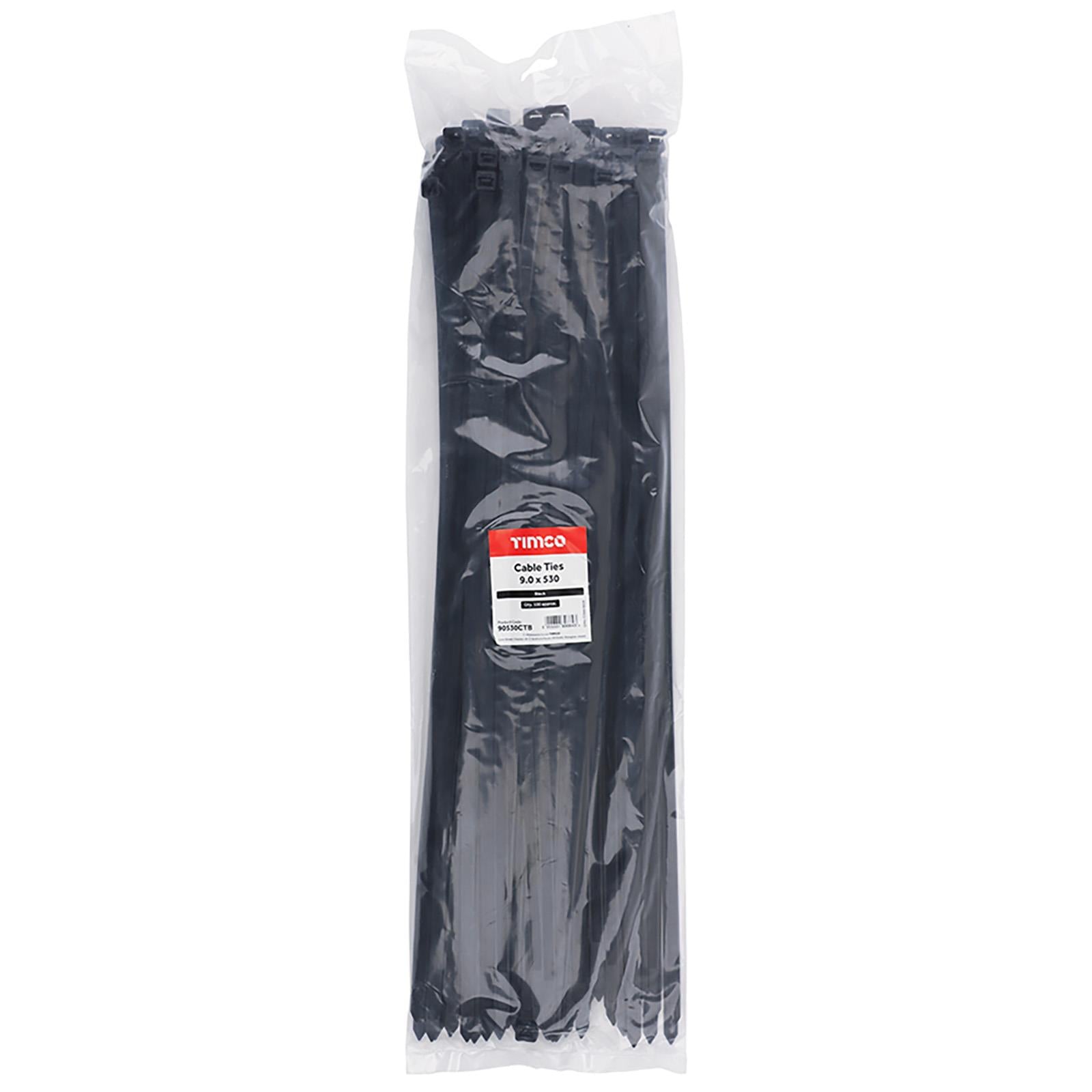 TIMCO Cable Ties Tie Wraps Black BS EN 62275 - Choose Size