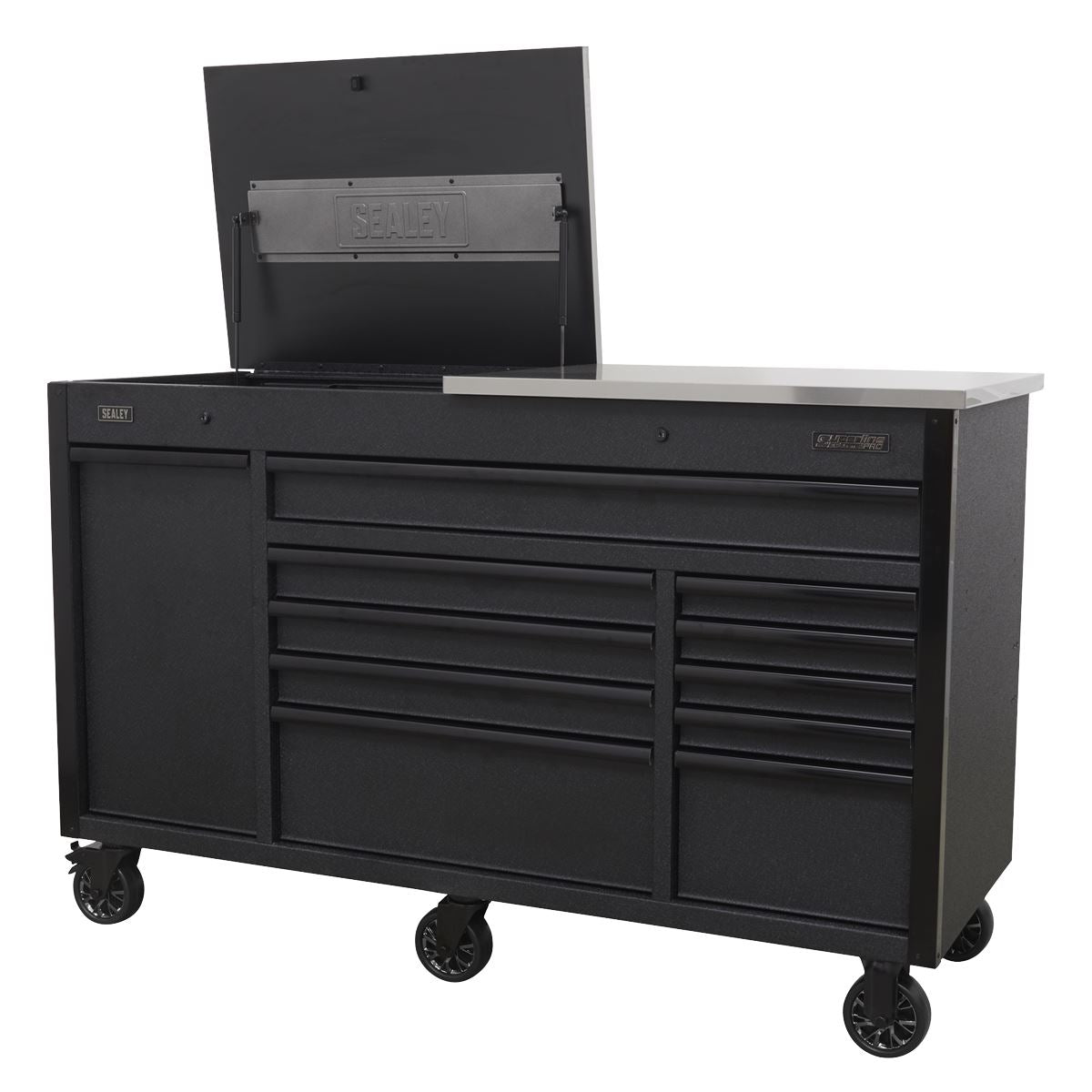 Sealey Superline Pro Mobile Tool Cabinet 1600mm with Power Tool Charging Drawer 