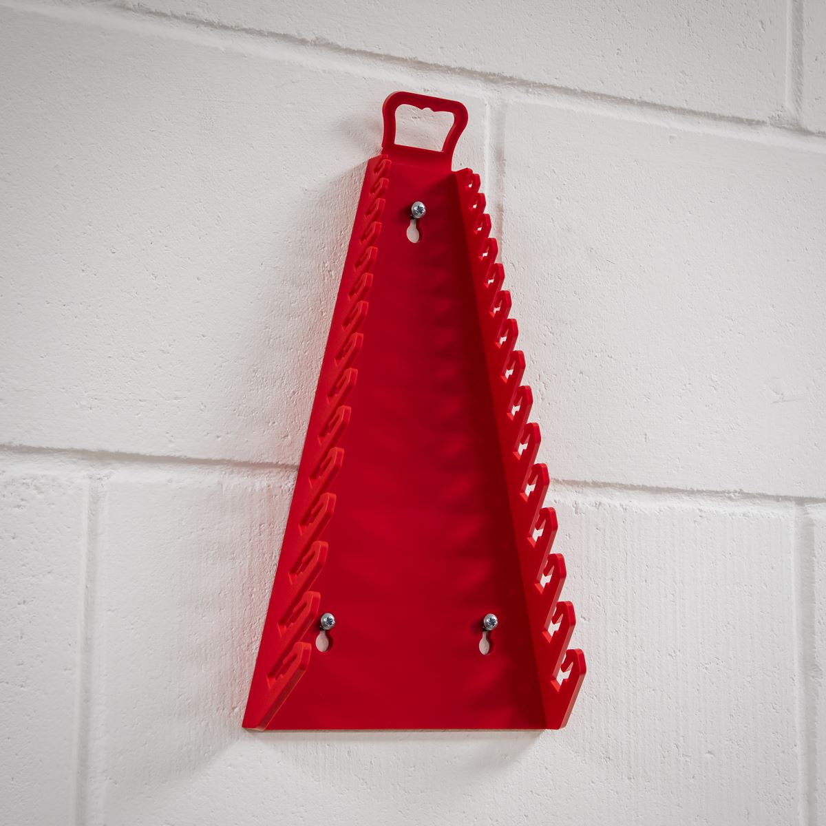 Sealey Premier 15 Capacity Reverse Spanner Rack Non Marking Wall Mounted Storage 