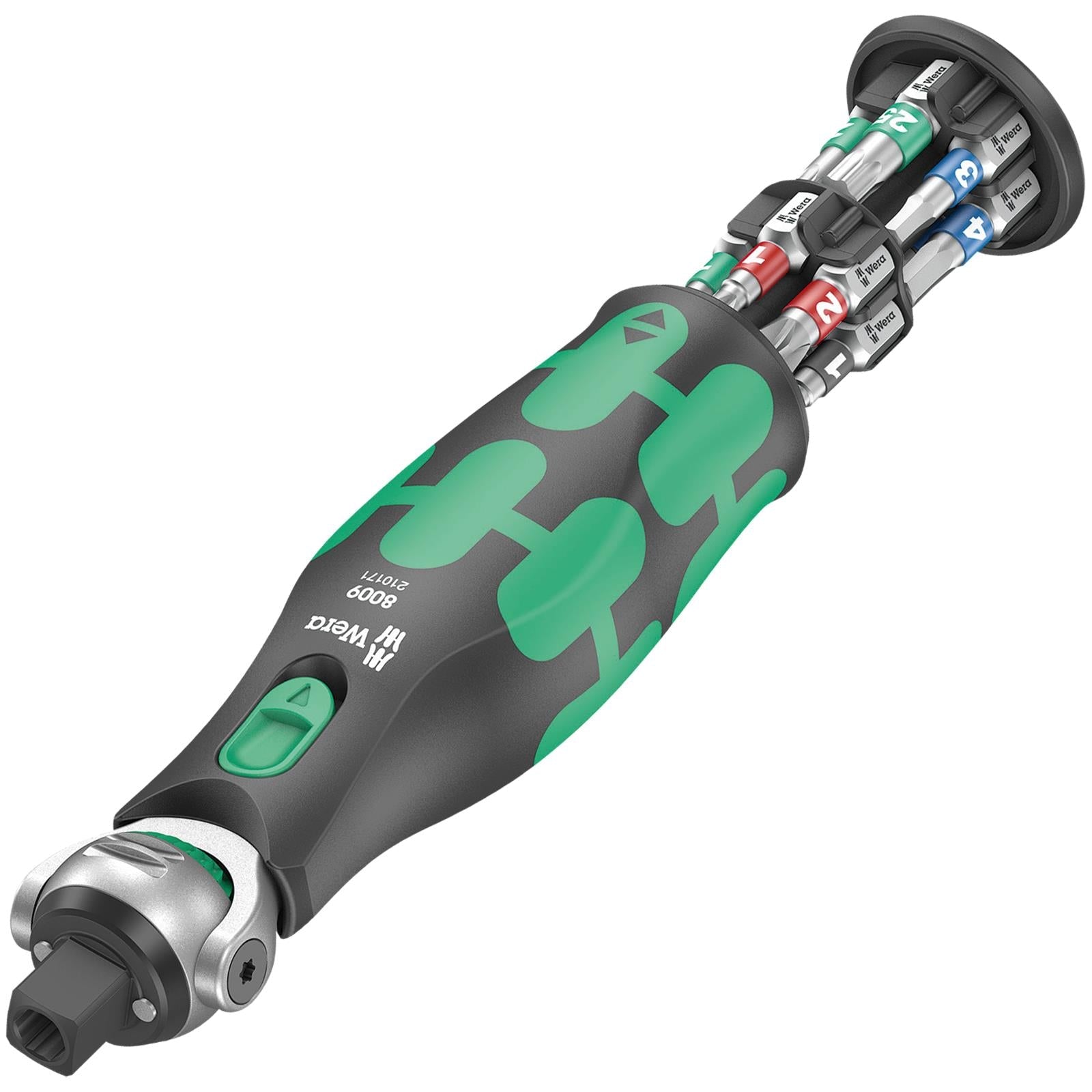 Wera Compact Screwdriver Socket Wrench Zyklop Pocket Set 1 13 Pieces 8009 3/8" Drive 1/4" Hex 