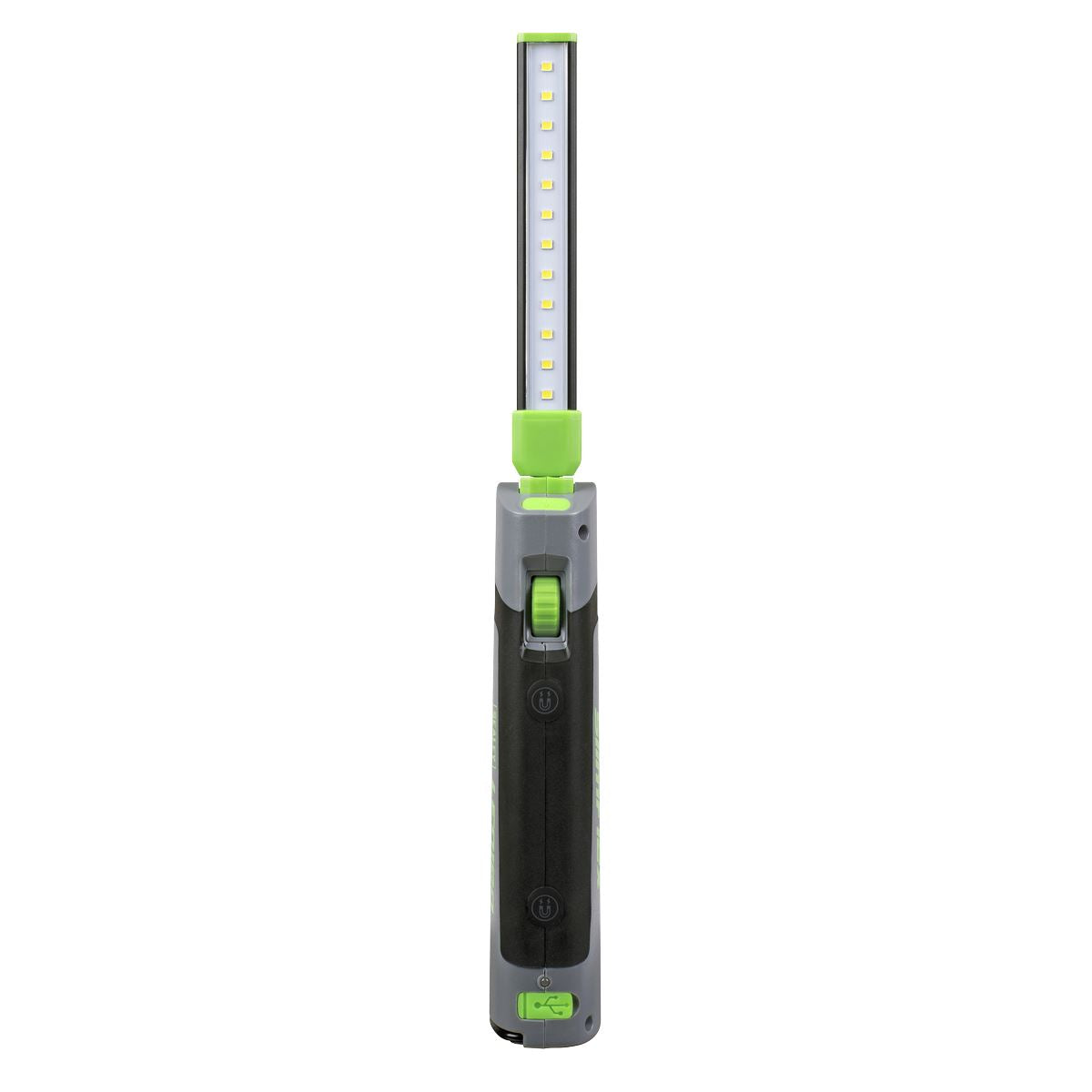 Sealey 12 SMD LED + 1W LED Rechargeable Slim Inspection Lamp Magnetic Base 400 Lumens 