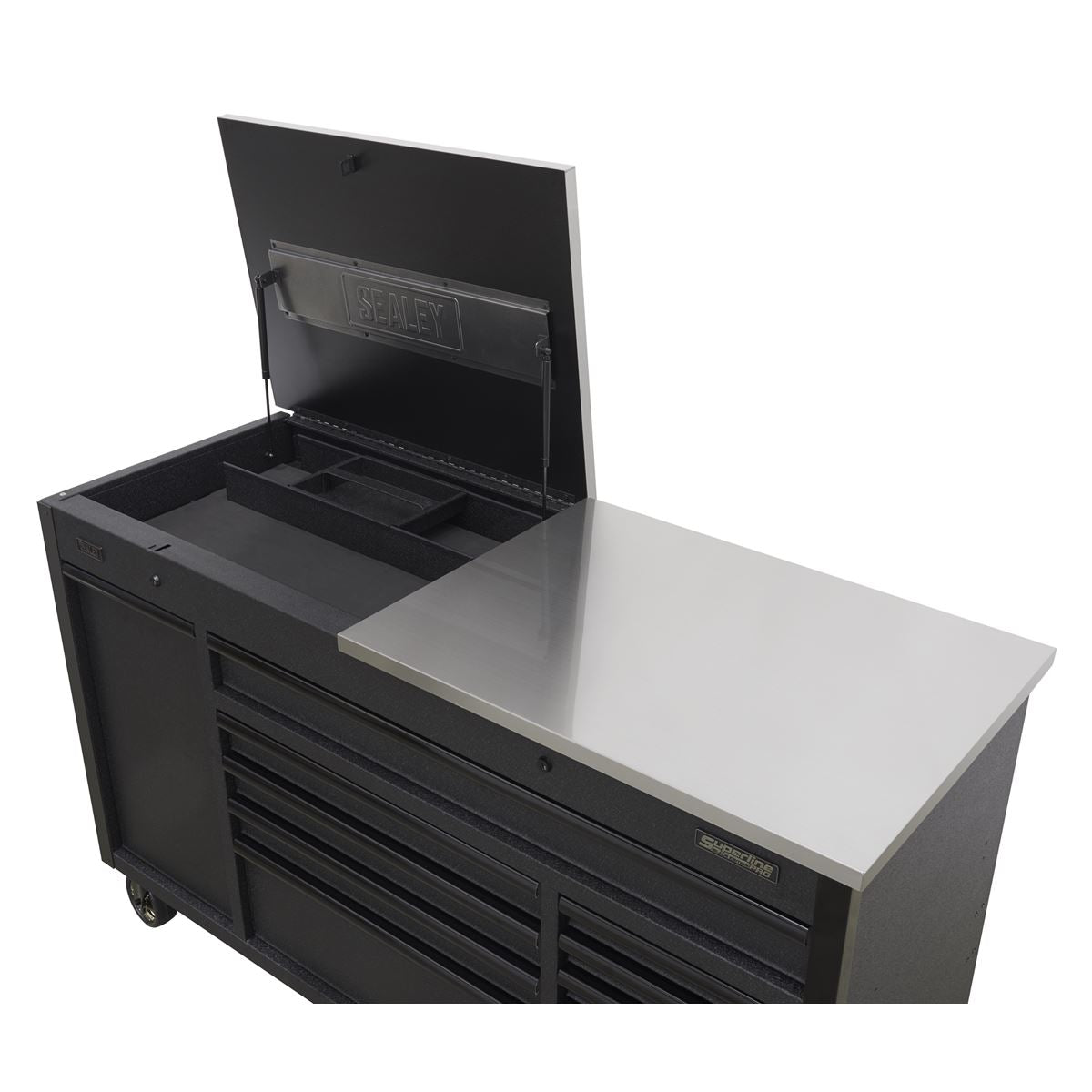 Sealey Superline Pro Mobile Tool Cabinet 1600mm with Power Tool Charging Drawer 