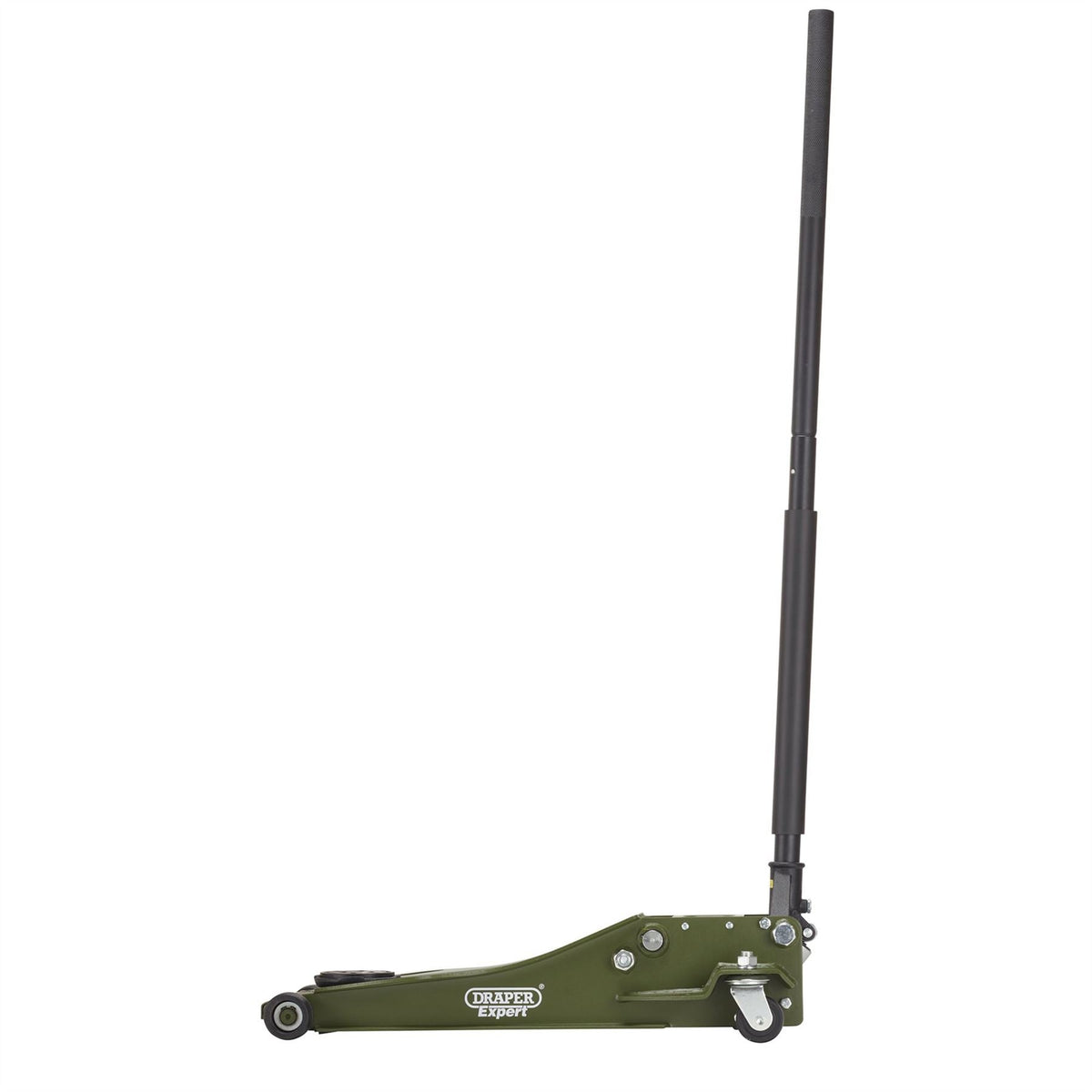 Draper Expert Professional Low Profile Fast Lift Garage Trolley Jack 3 Tonne Green 23817  White Rose Tools