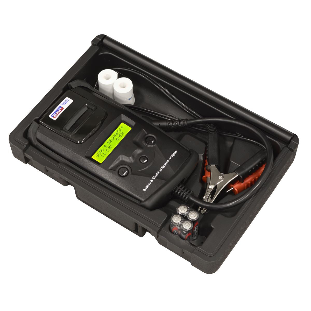 Sealey 6/12/24V Digital Battery & Alternator Tester with Printer 