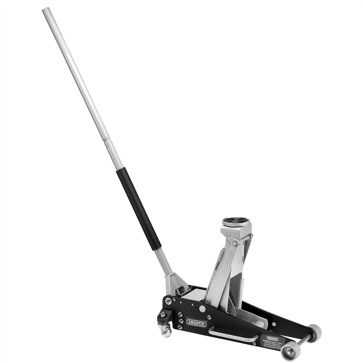 Draper Aluminium and Steel Racing Trolley Jack 2.5 Tonne 13929  White Rose Tools