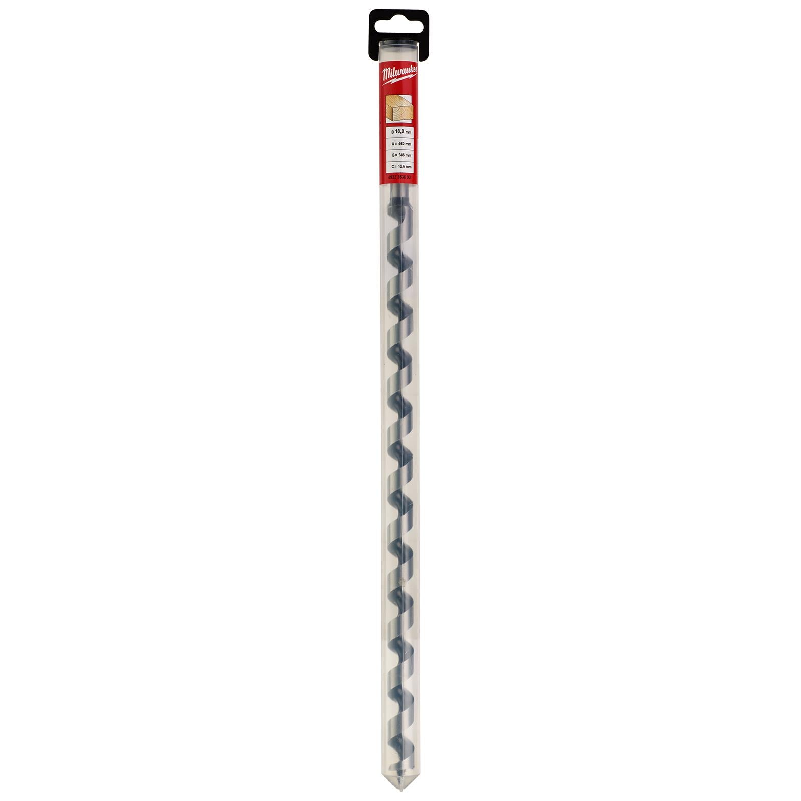 Milwaukee Wood Auger Drill Bits 460mm Overall Length 