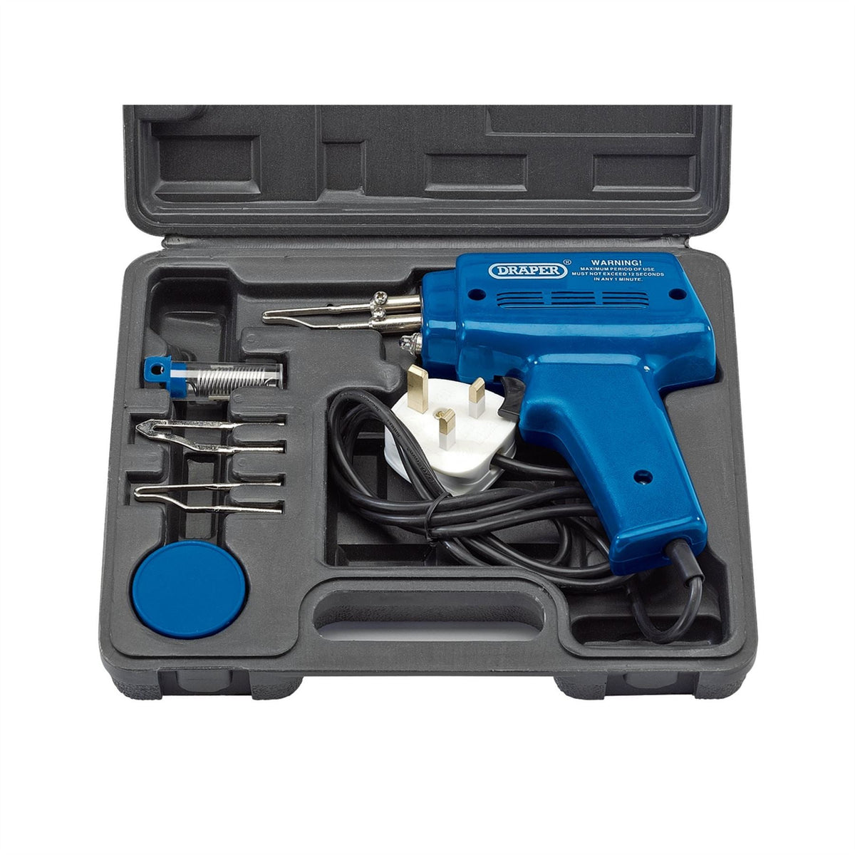 Draper 230V Soldering Gun Kit 100W 71420  White Rose Tools