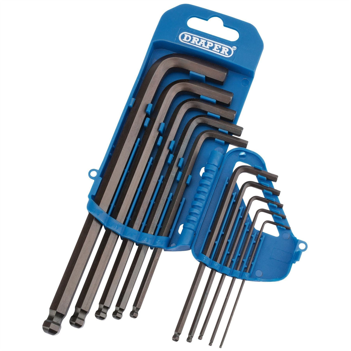 Draper Imperial Hex. and Ball End Hex. Key Set (10 Piece) 33716  White Rose Tools