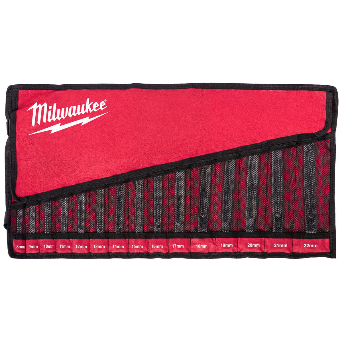 Milwaukee MAXBITE Slim Combination Spanner Set 15 Piece 8-22mm  White Rose Tools