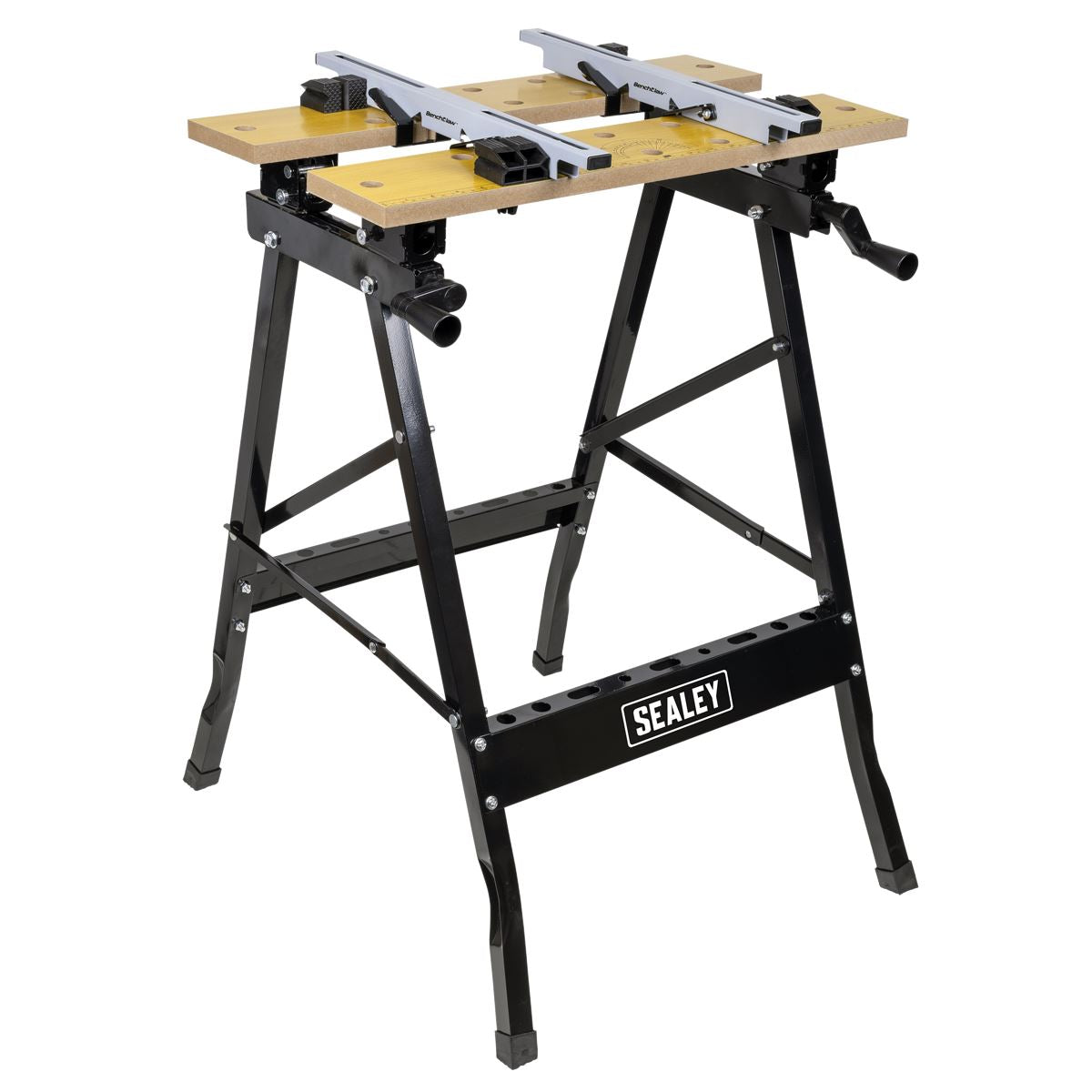 Sealey Tilt and Clamp Folding Workbench  White Rose Tools