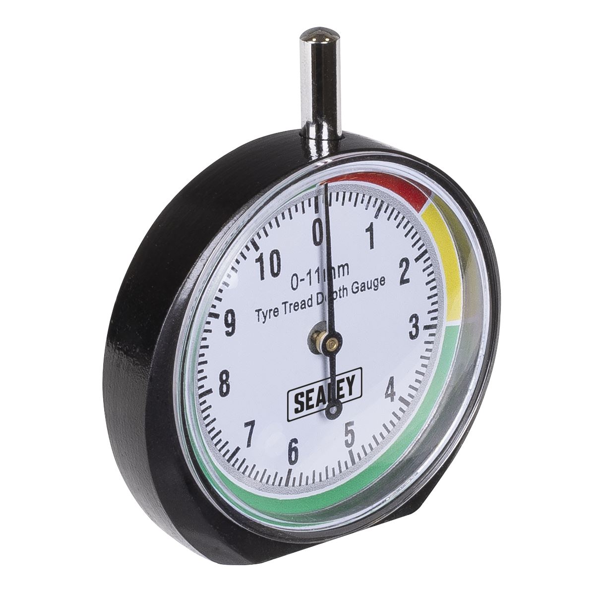 Sealey Pocket Type Tyre Tread Depth Dial Gauge  White Rose Tools