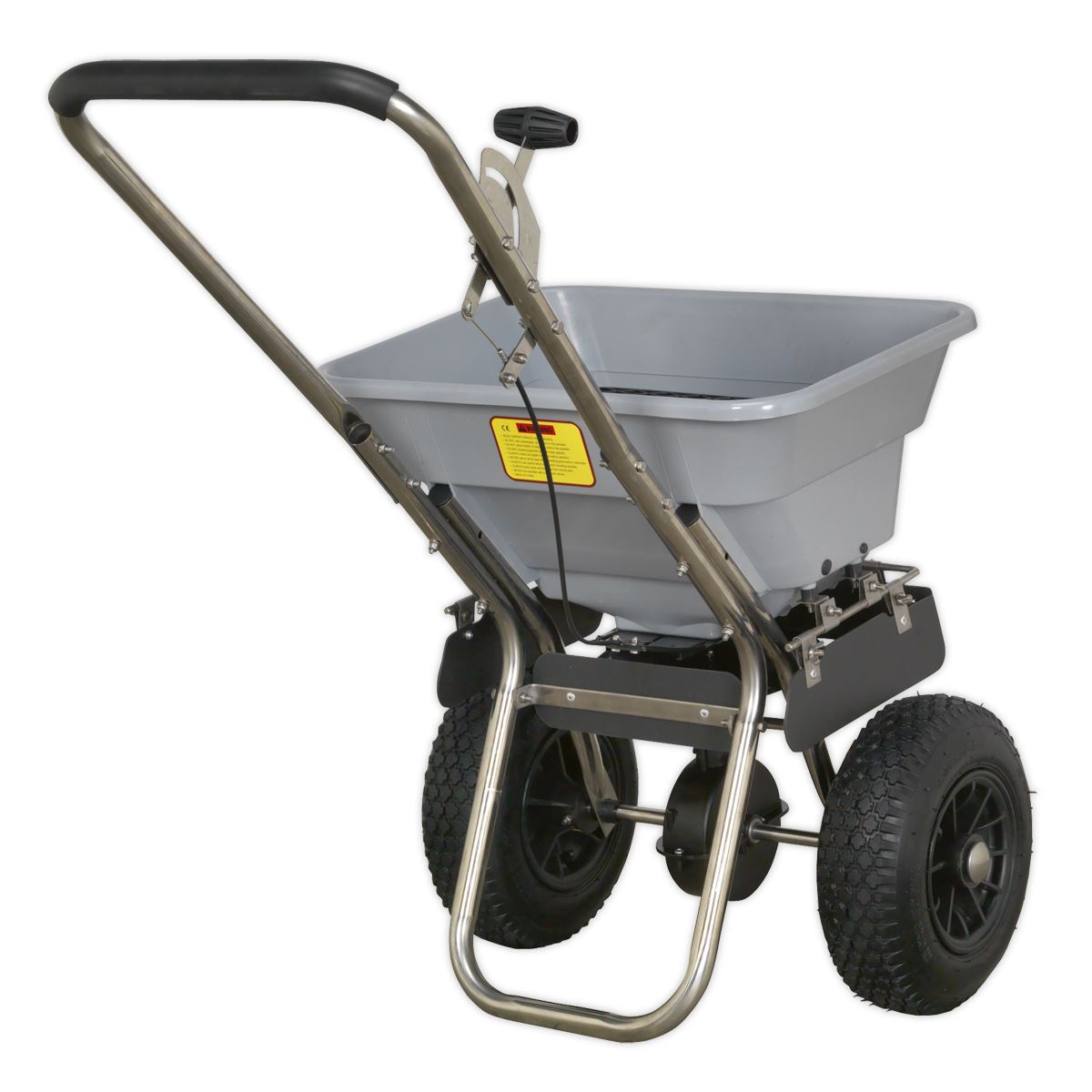 Sealey Stainless Steel Broadcast Salt Spreader 37kg Walk Behind 