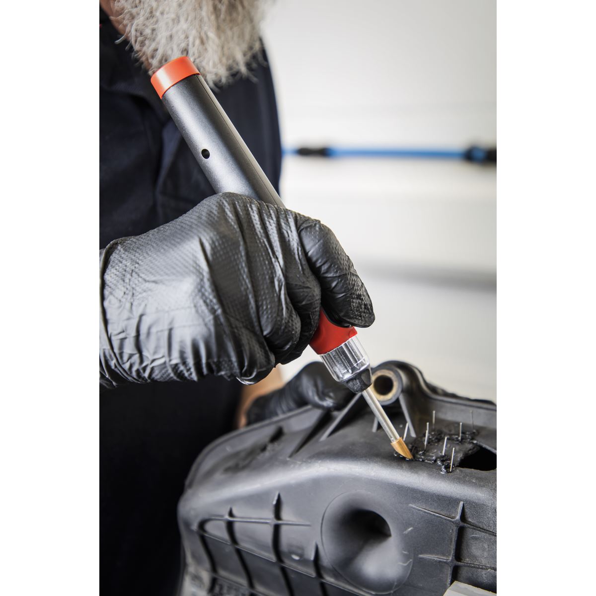 Sealey Premier Plastic Welding Repair Kit Rechargeable Lithium-ion 30W 