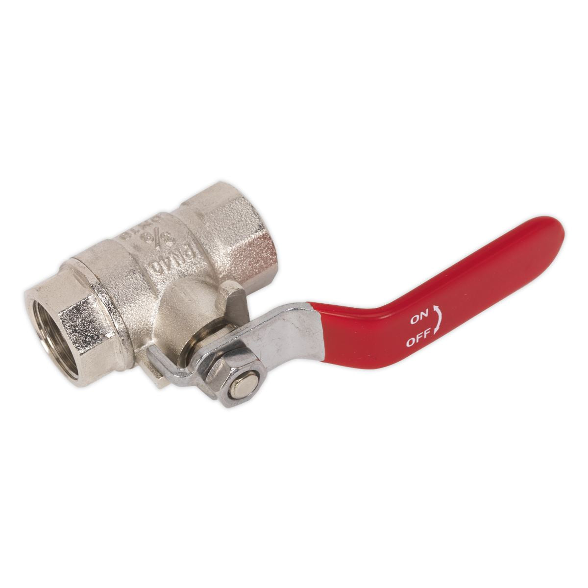 Sealey Lever Ball Valve 3/8"BSP (F) x 3/8"BSP (F)