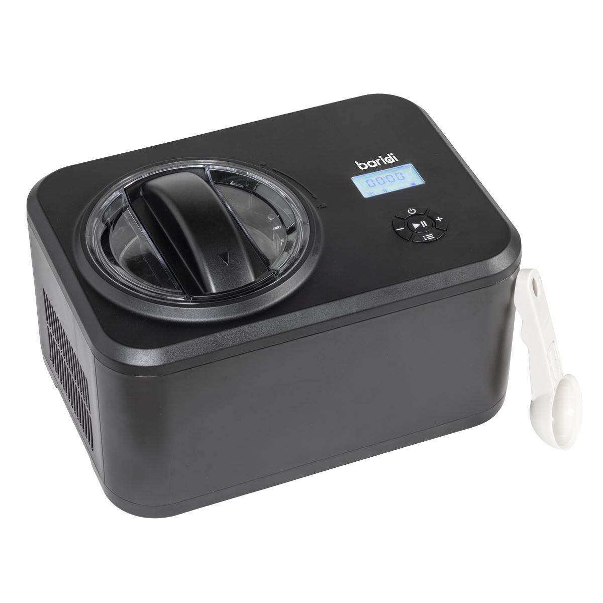 Baridi Automatic Churning Ice Cream Machine 1.5L - Black  White Rose Tools