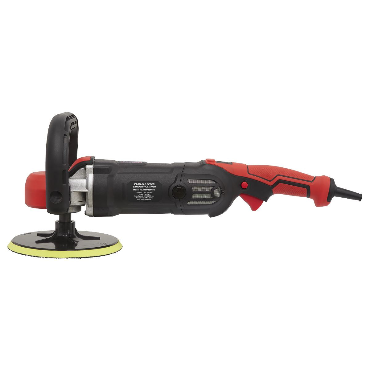 Sealey Sander/Polisher Ø180mm Variable Speed 1400W/230V