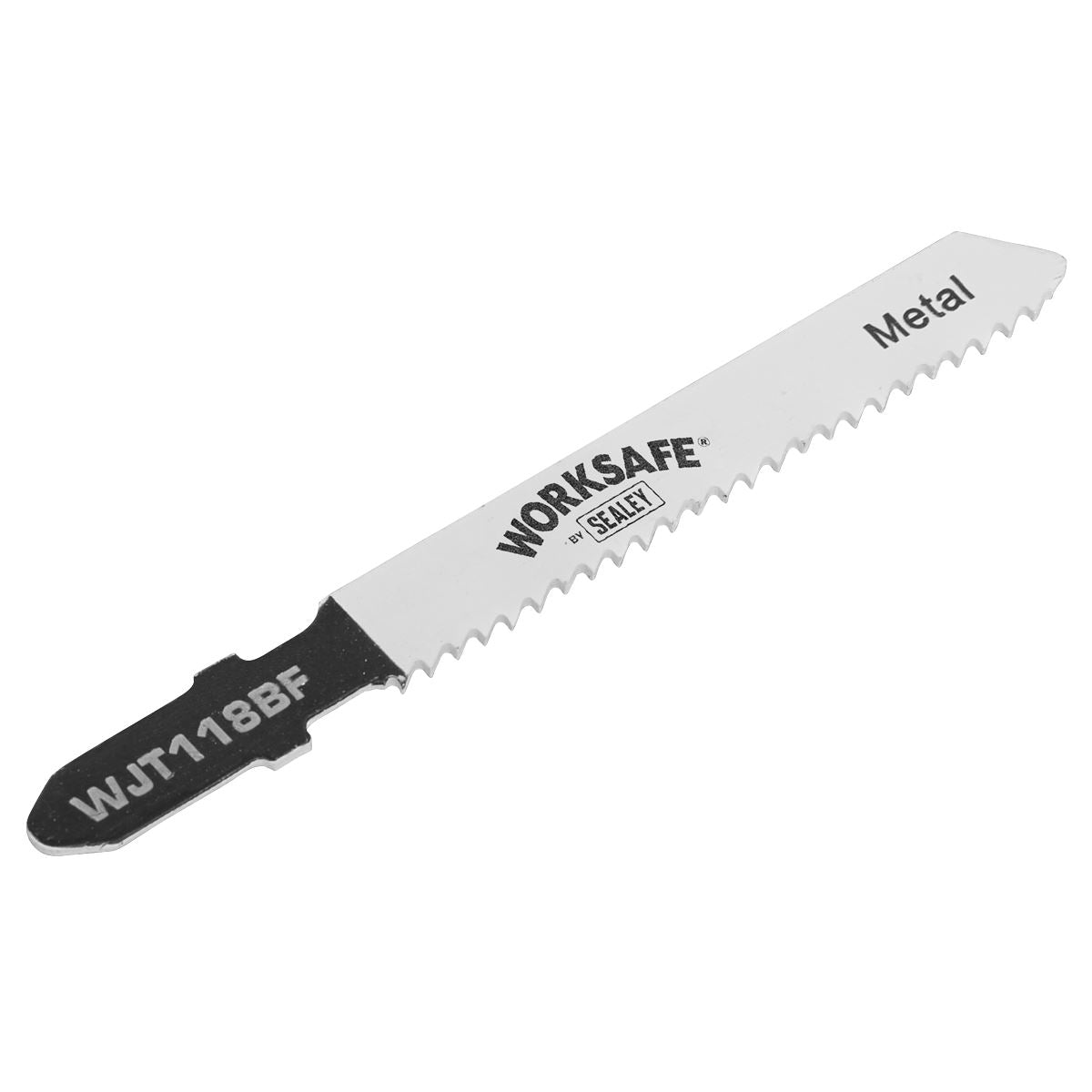 Worksafe by Sealey Jigsaw Blade Metal 55mm 12tpi - Pack of 5