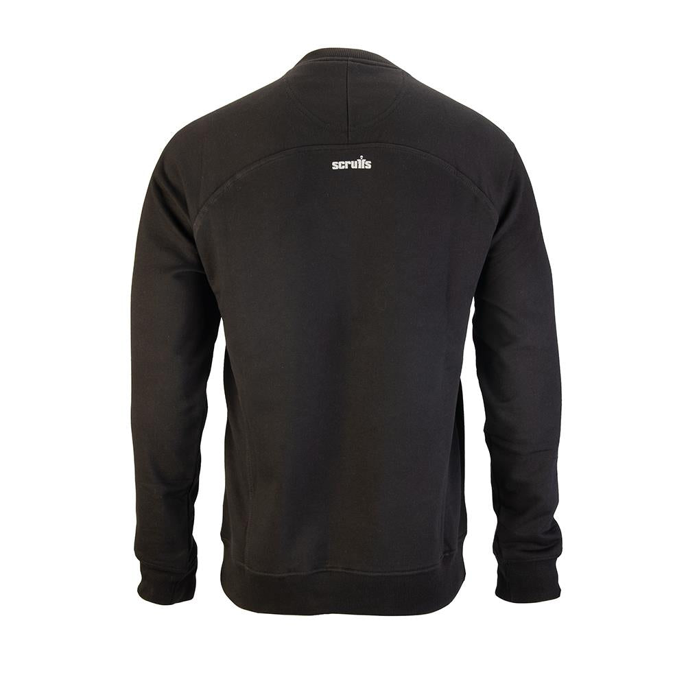 Scruffs Eco Worker Sweatshirt Black - Choose Size