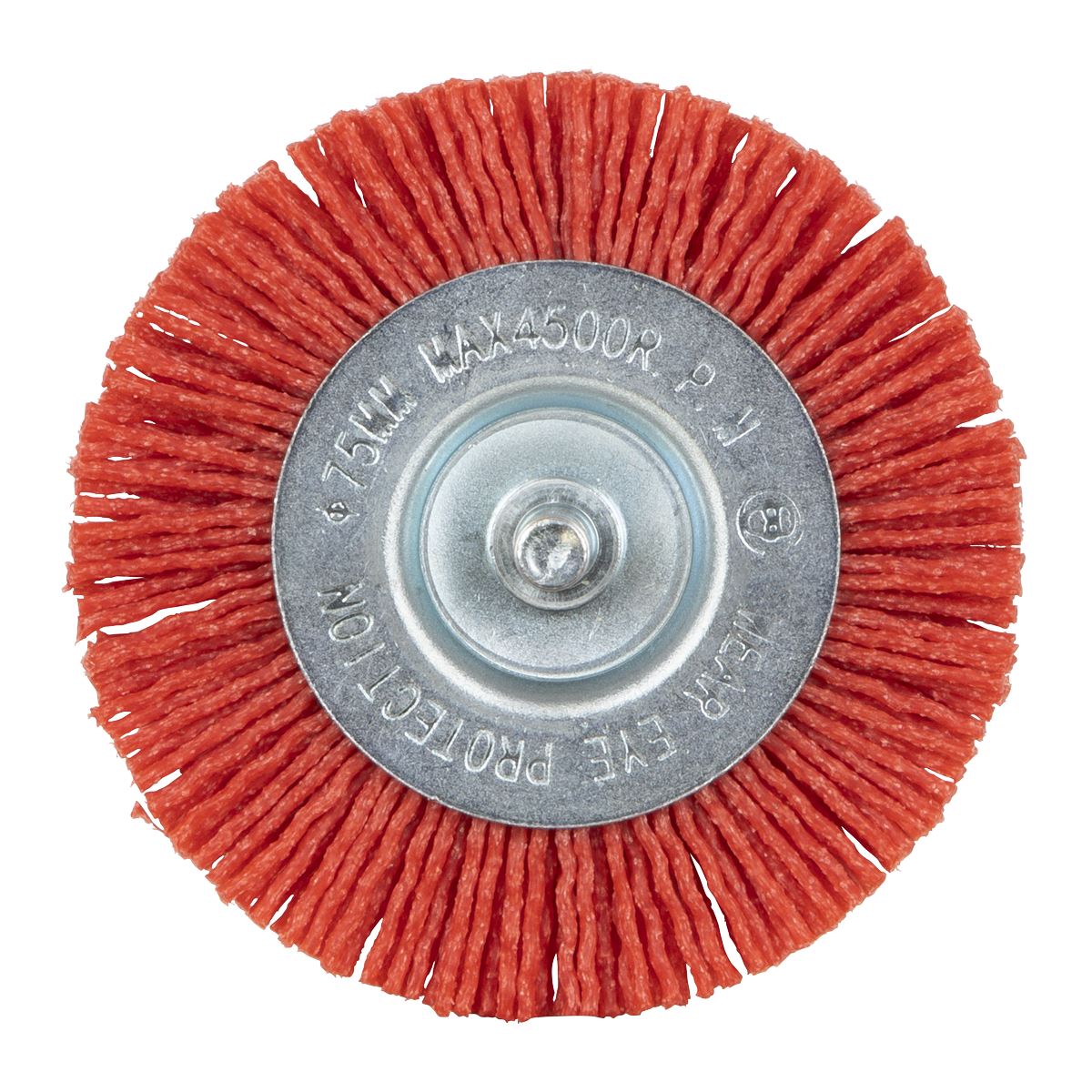 Sealey 75mm Nylon Filament Circular Brush with 6mm Shaft