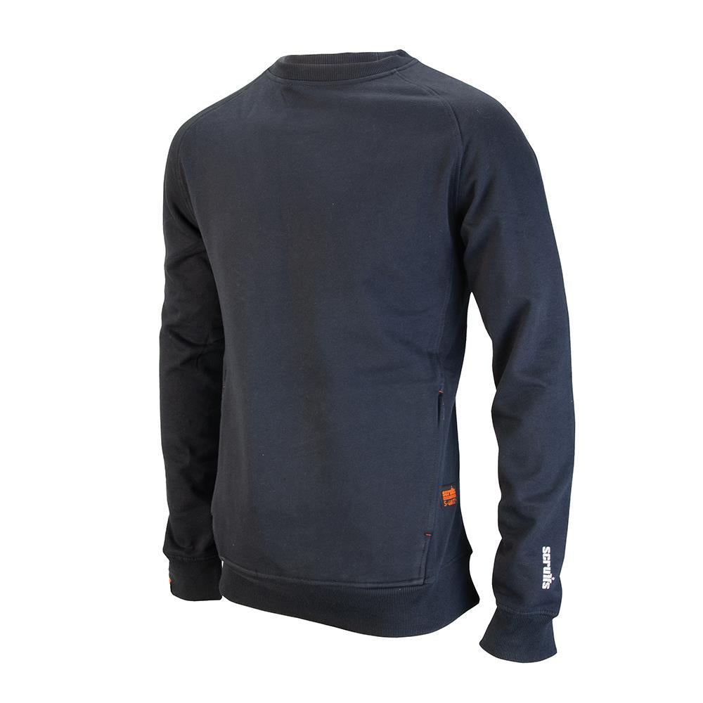 Scruffs Eco Worker Sweatshirt Navy - Choose Size