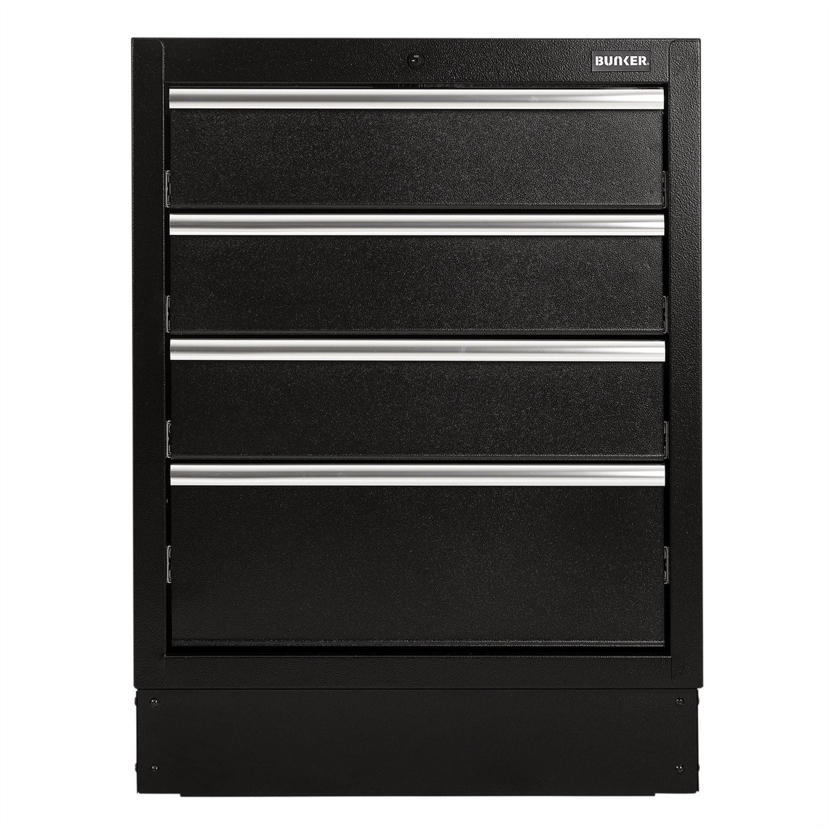 BUNKER Modular Floor Cabinet 4 Drawer 680mm 23746  White Rose Tools
