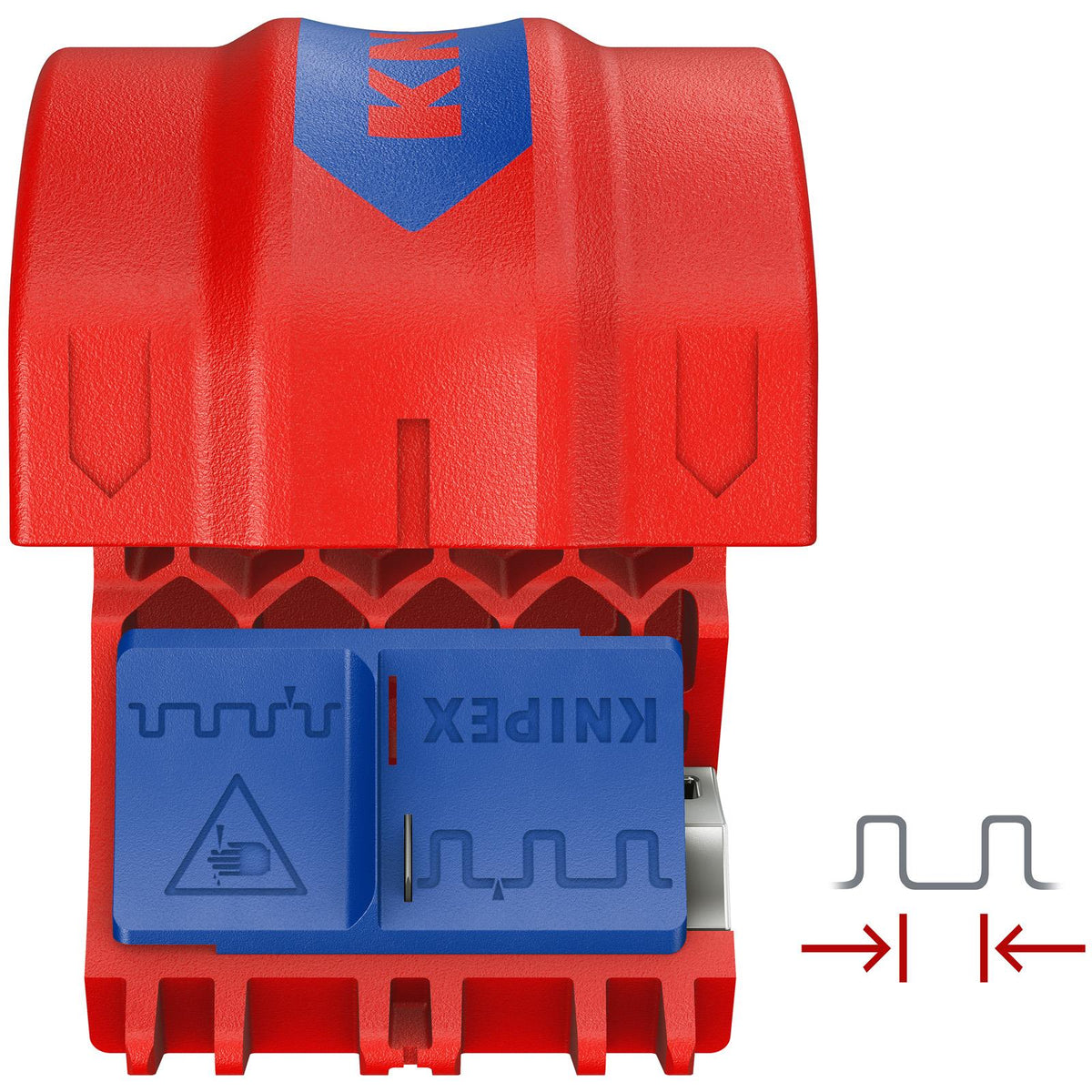 KNIPEX BIX Cutter with Corrugated Pipe Cutting Insert 90 22 10 V01  White Rose Tools