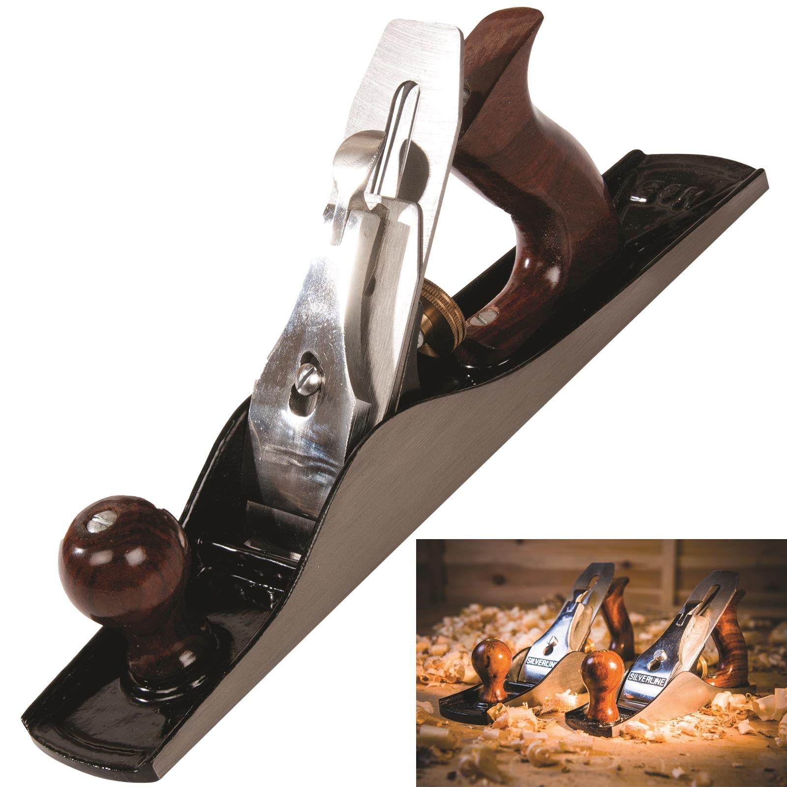 Silverline Hand Plane No. 5 - 50mm x 2mm Blade