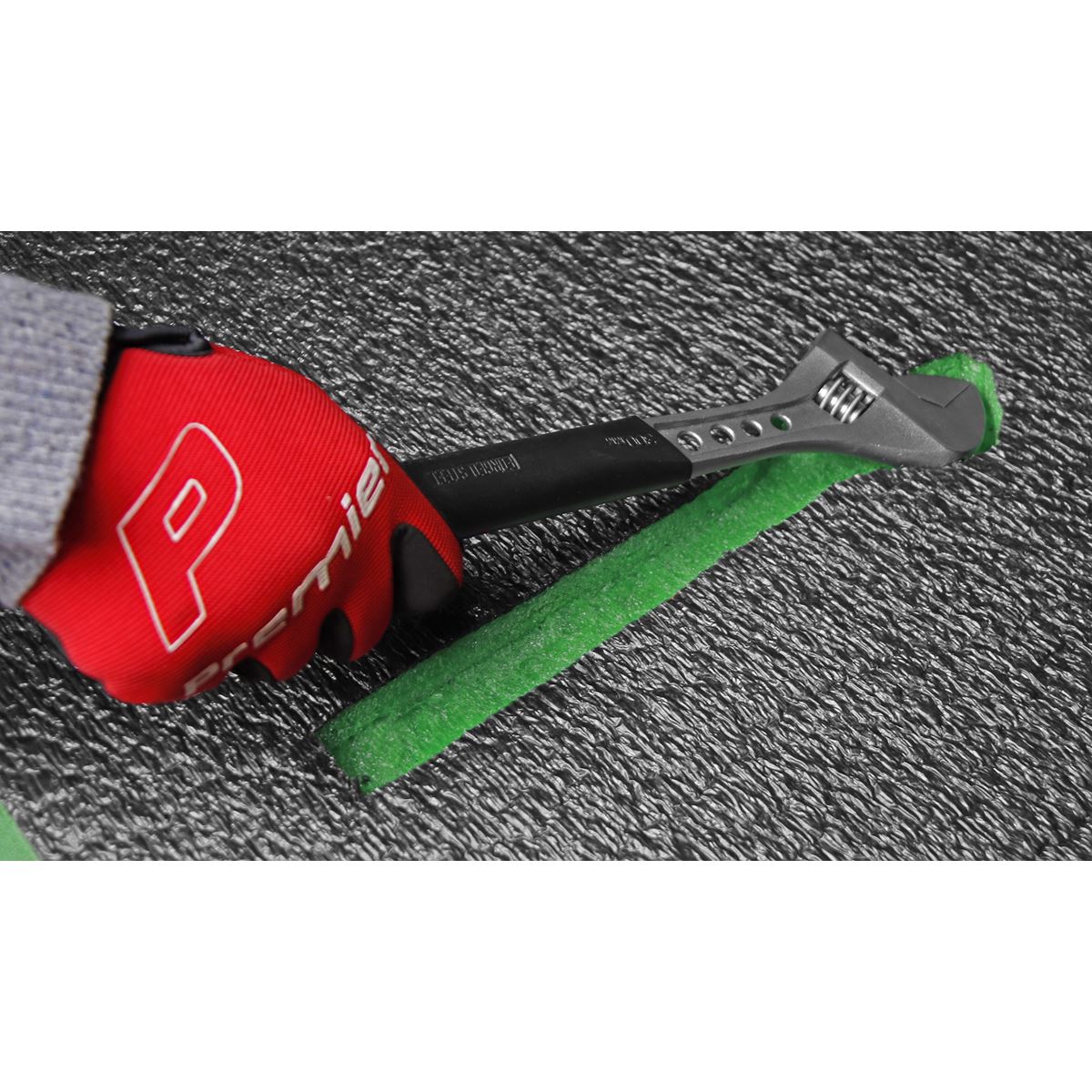 Sealey Easy Peel Shadow Foam® Green/Black 1200 x 550 x 50mm 
